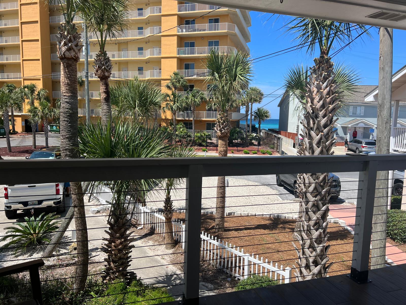 View from our balcony