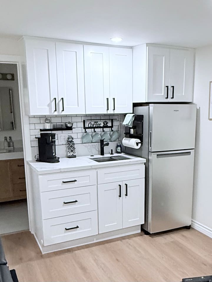 Kitchenette Coffee Bar in secondary Game Room