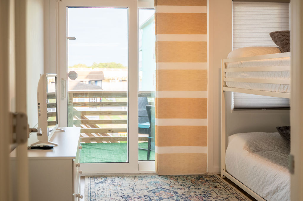 Deck off the full bunk room