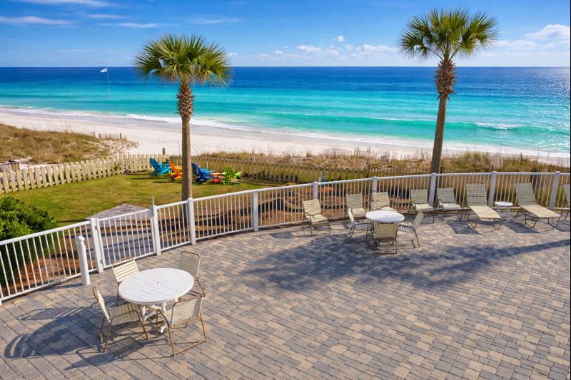 Beautiful Gulf View from the balcony and living room window!!!