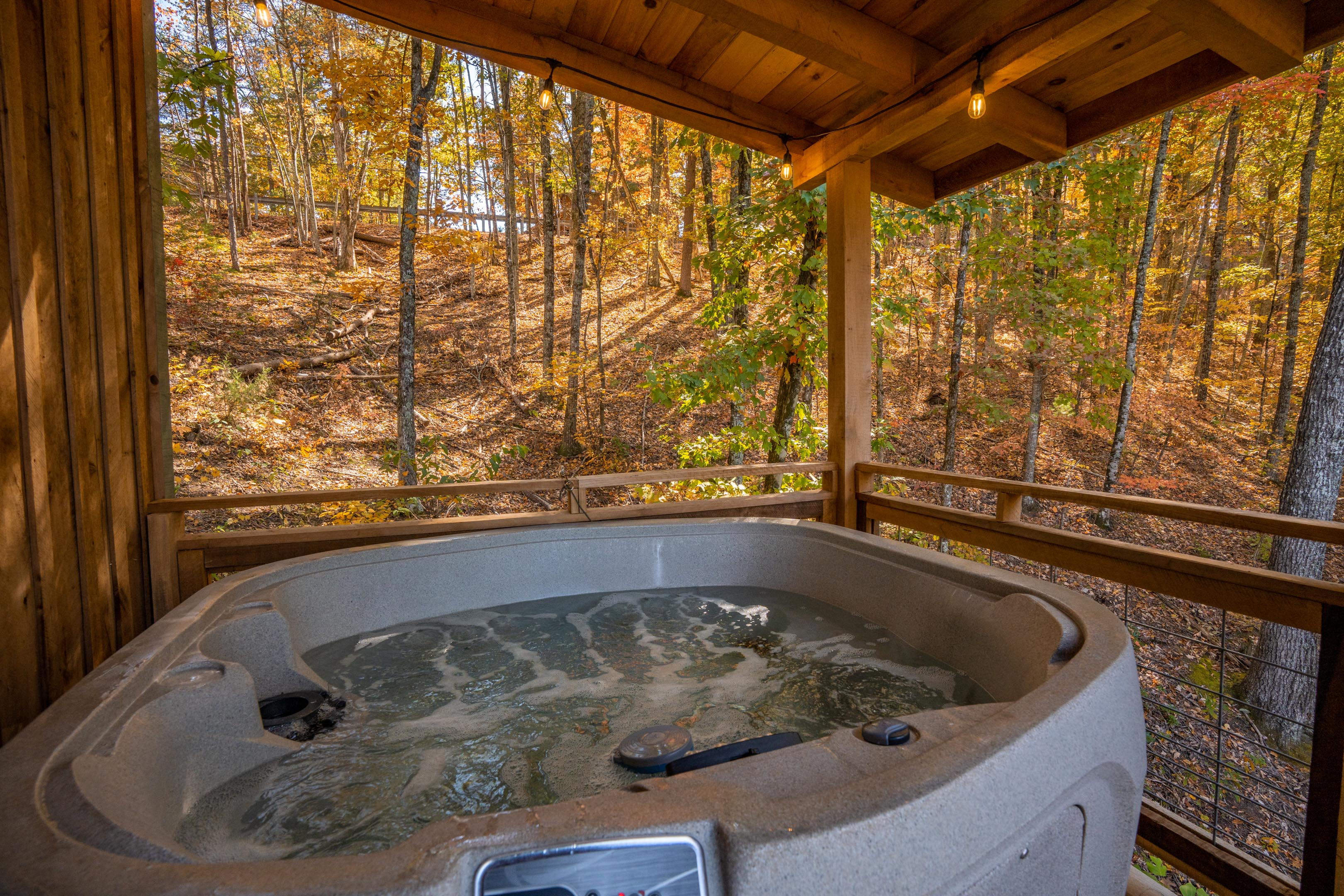 Fall Hot tub views