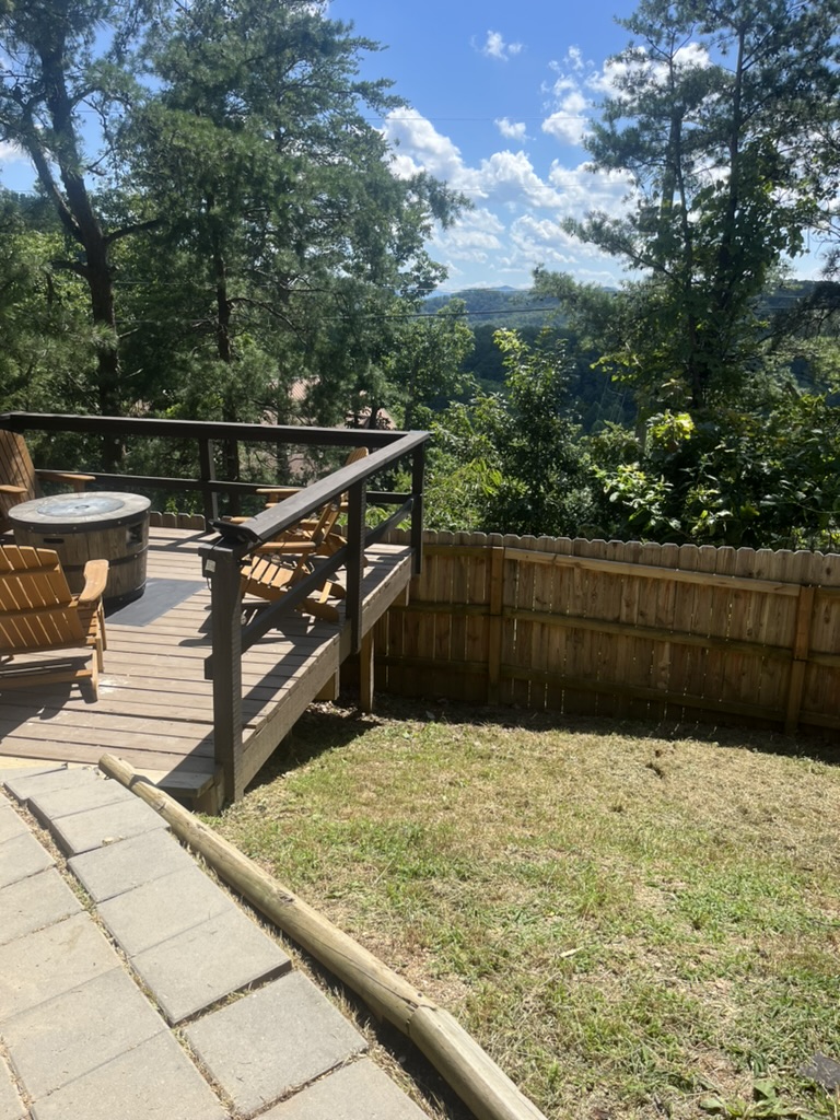 Lower Deck w/ Fenced Yard