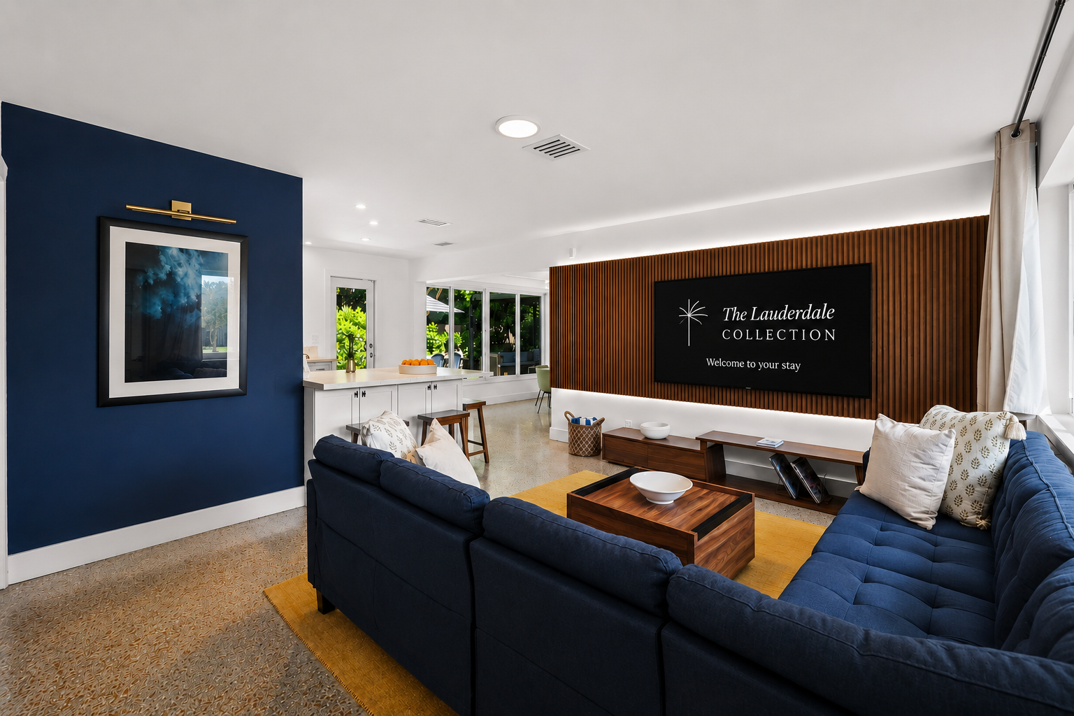 🛋️ Gather, relax, and binge your favorites in this bright and stylish lounge spot