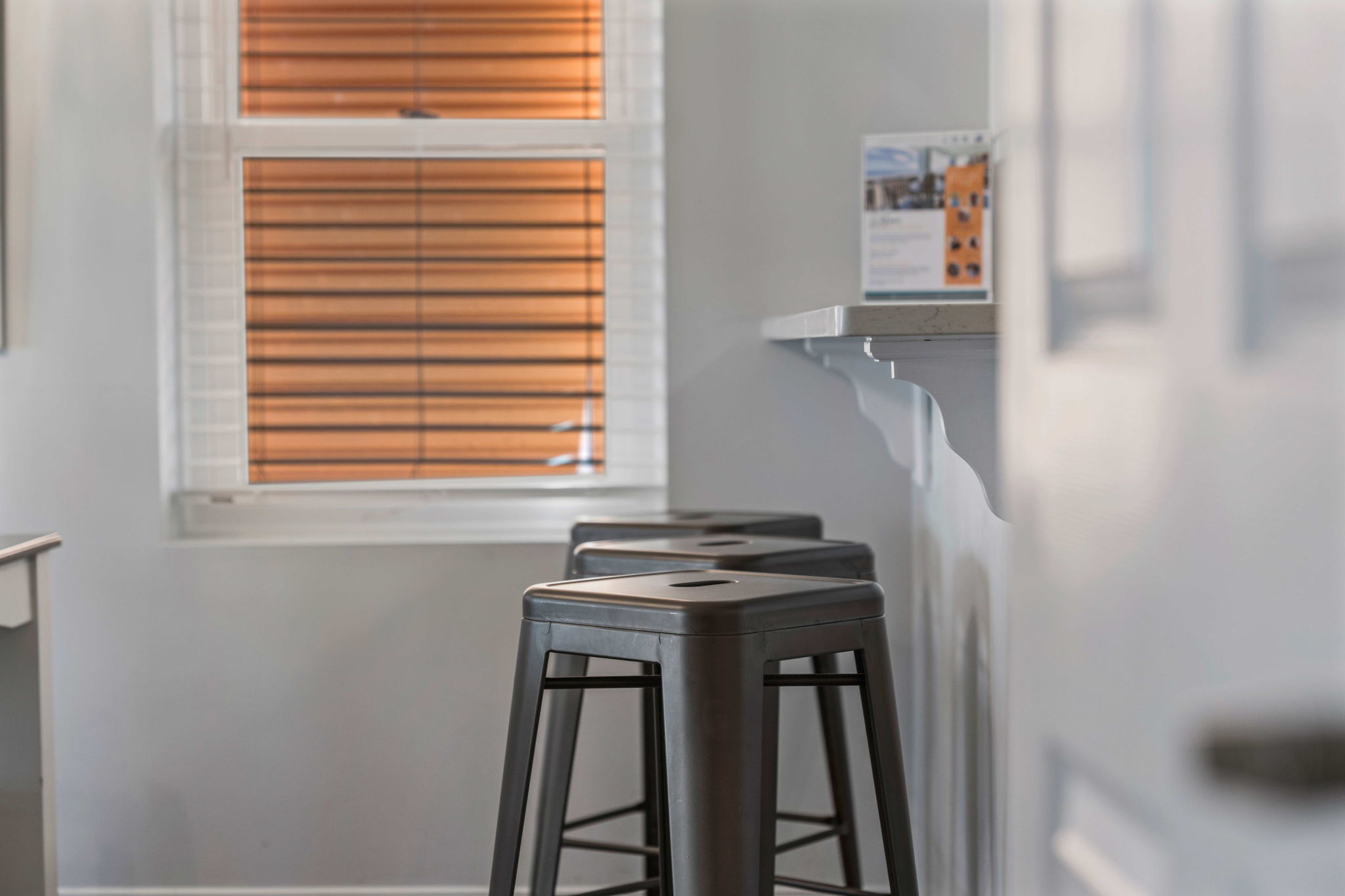 Kitchen stools | Beach Breeze | Oceanview 202 | 1116 Ocean Blvd, Isle of Palms, SC | IOP Escapes