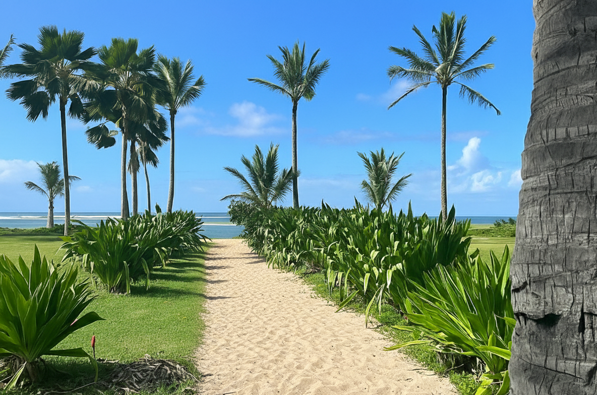 Beach Access | Representative Exterior. Access paths may vary by Unit