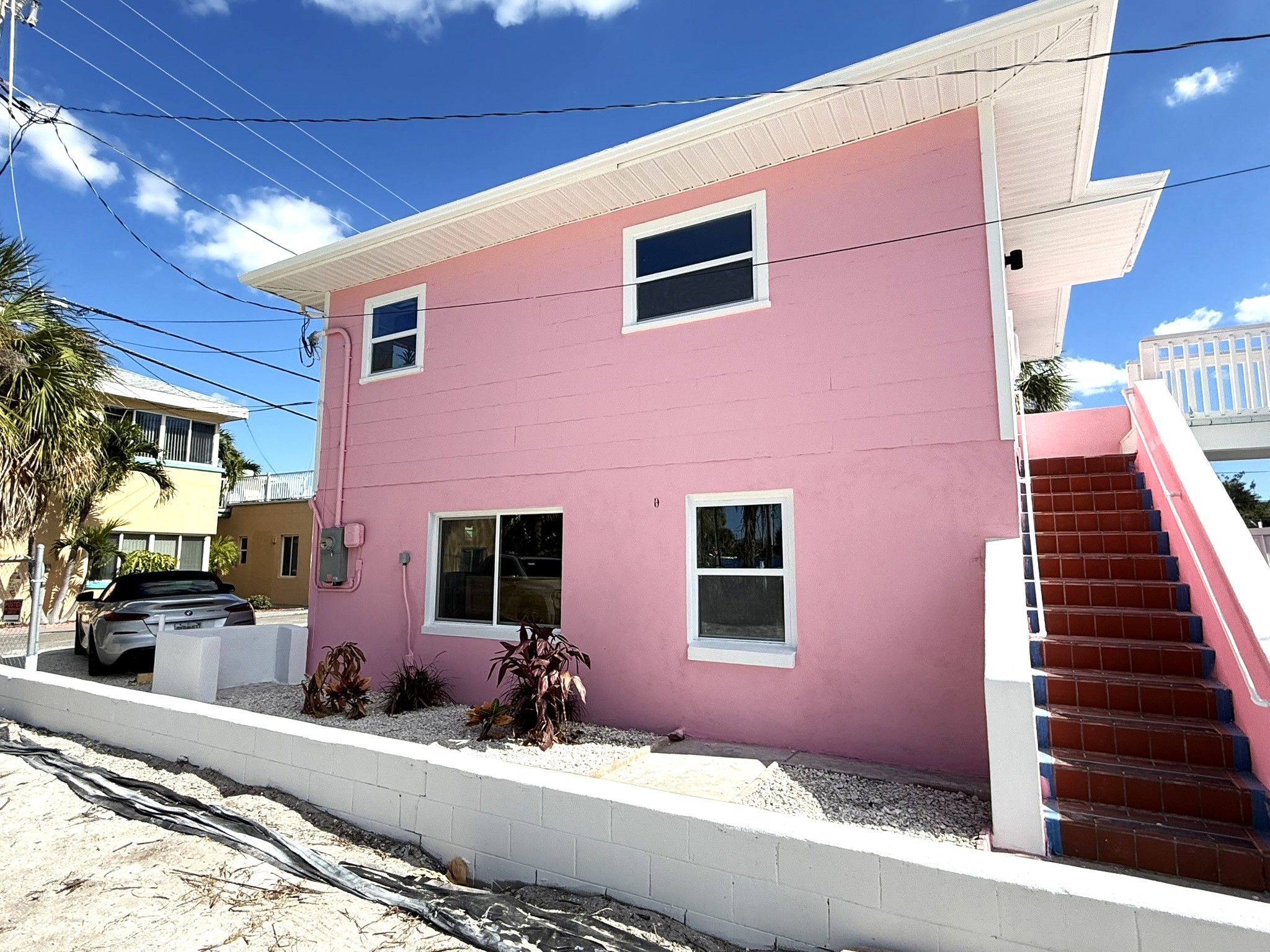 Exterior Photos of Pink 2 Story House
