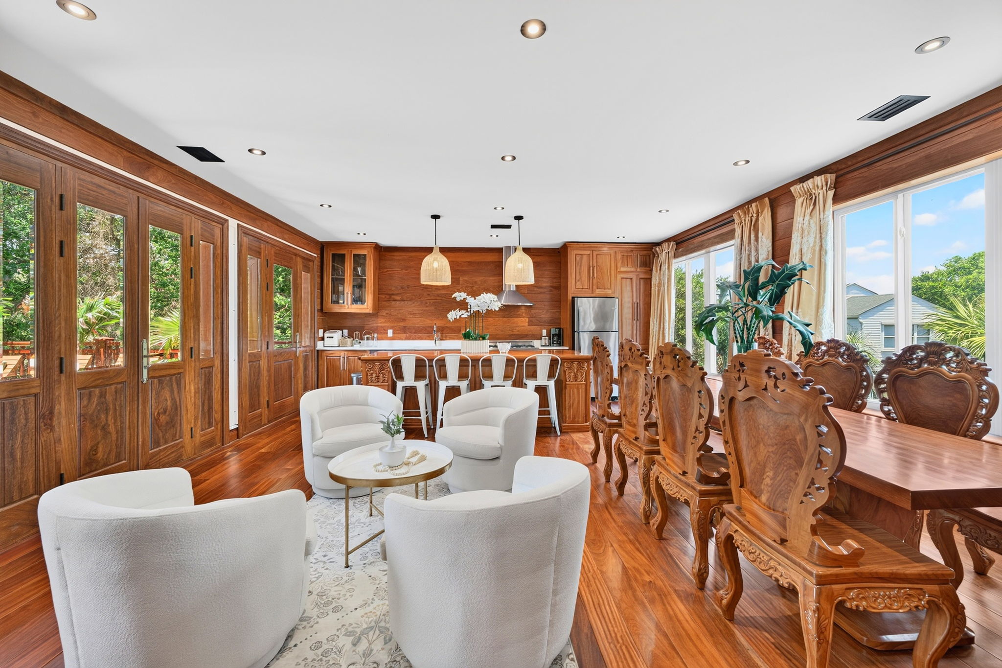 2nd Floor Living, Adjacent to Pool | Rosewood Retreat | 2605 Palm Blvd, Isle of Palms, SC | IOP Escapes