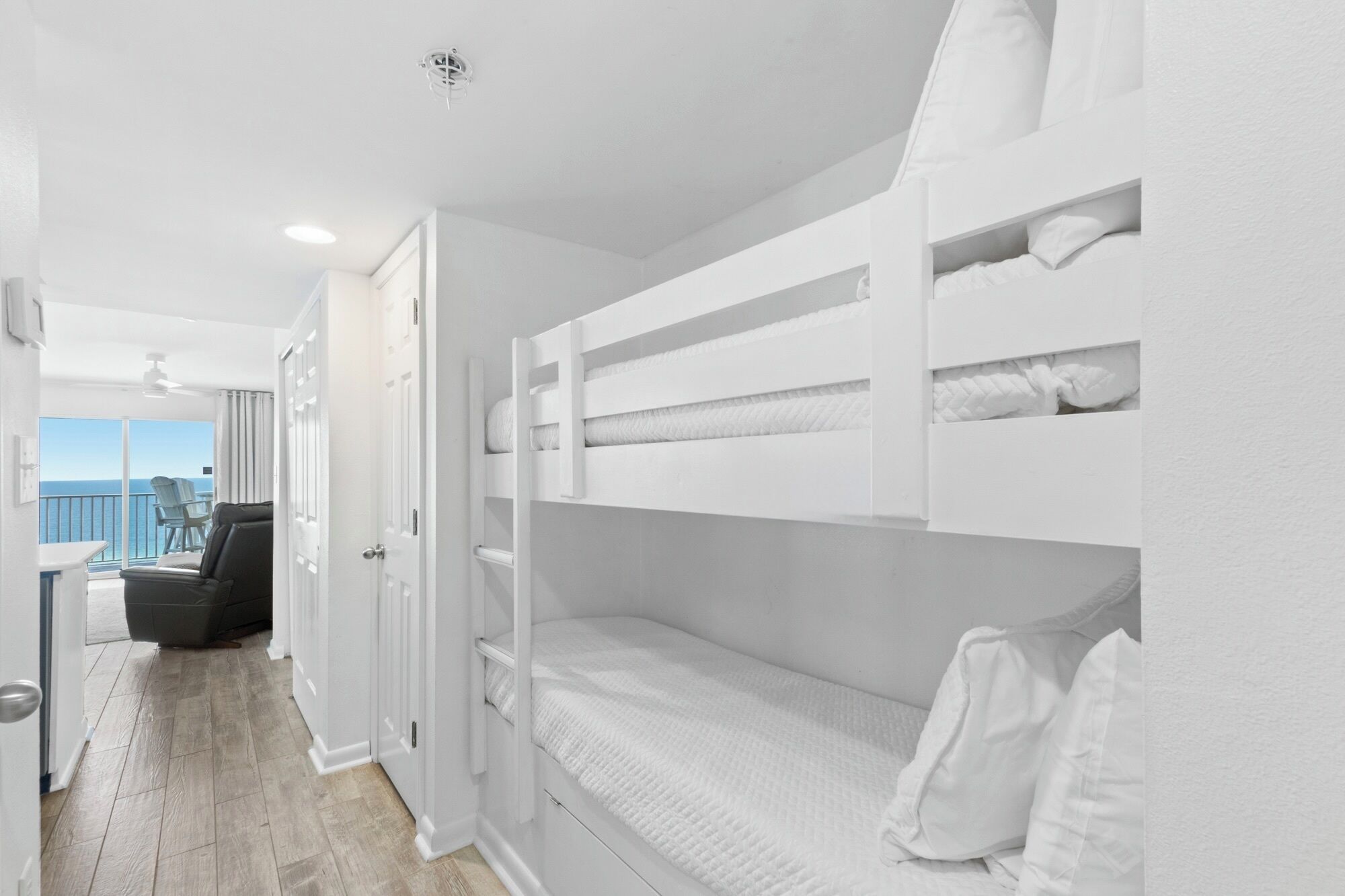 Bunk bed off the hallway