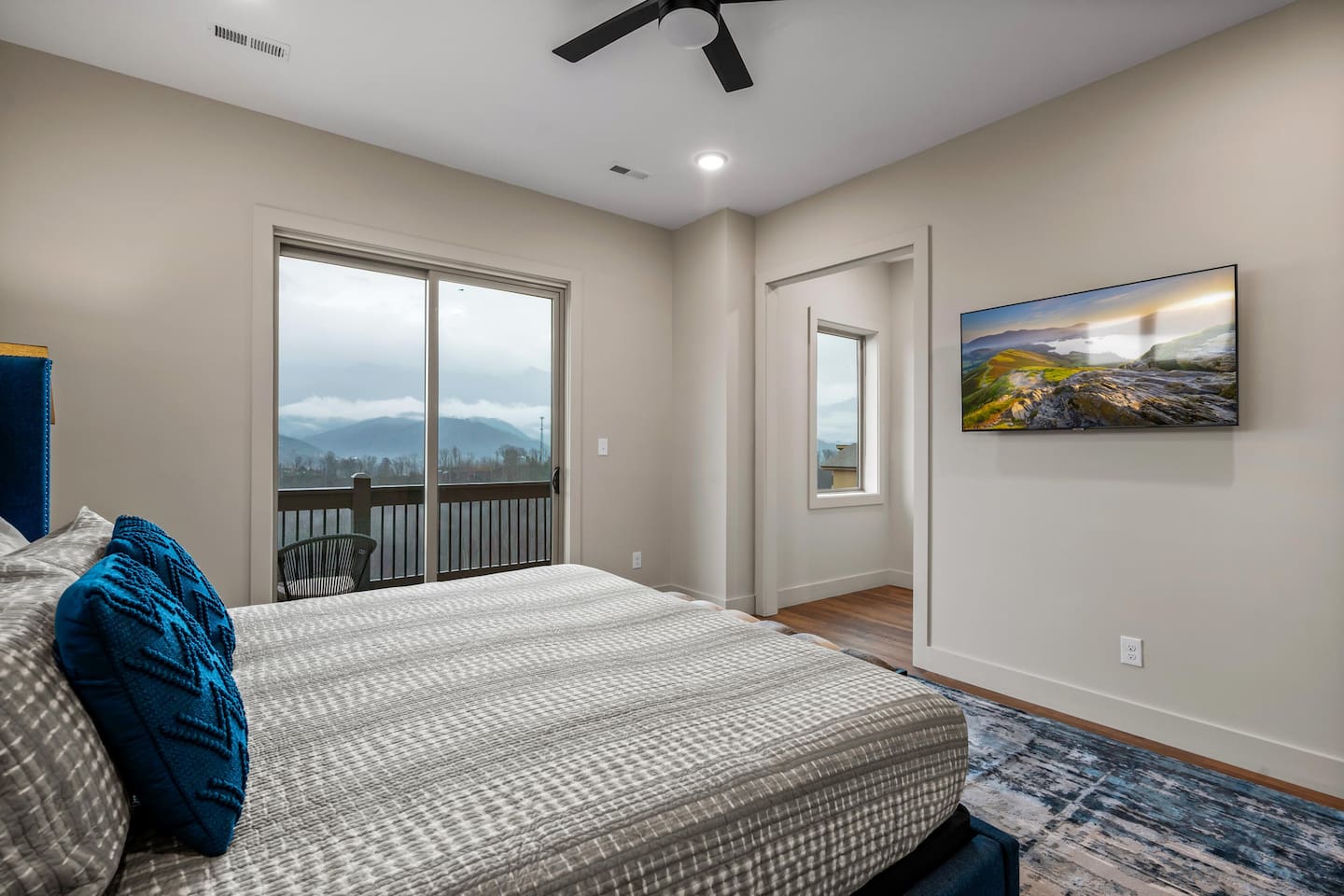 Upper Level - Bedroom 1-King Suite with Private Balcony 
