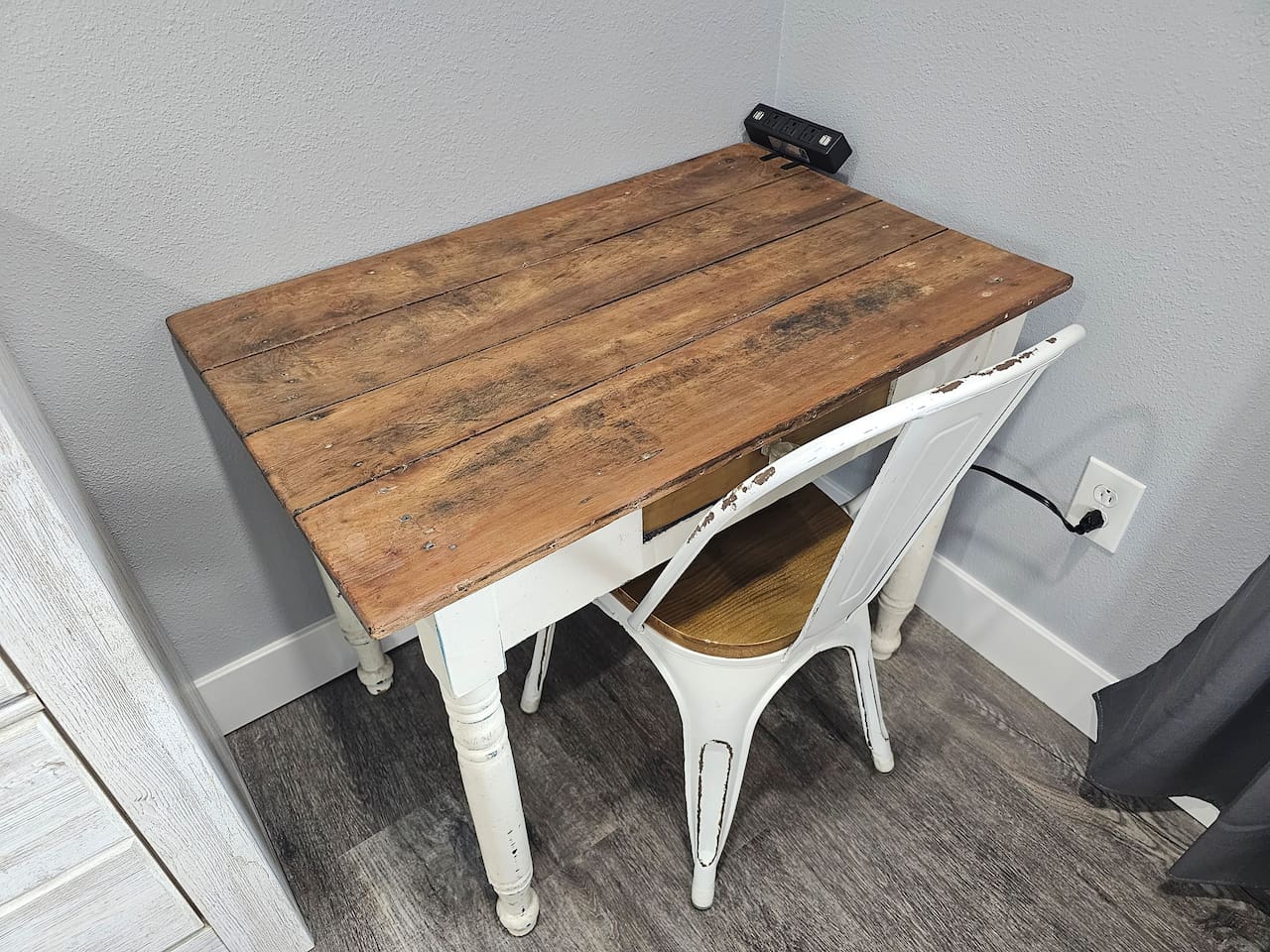 Quiet workspace for remote work or planning your adventures.