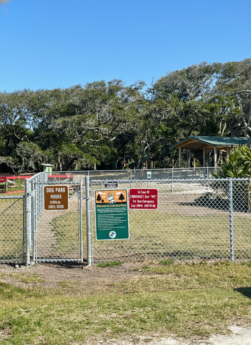 Dog Park Directly Across The Street