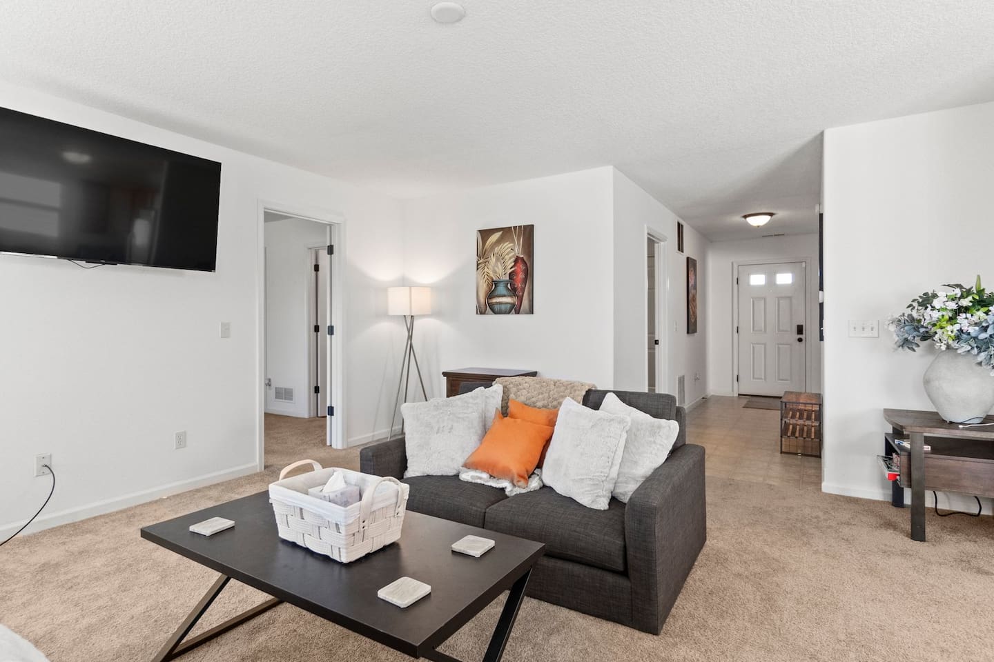 Living Room with Desk