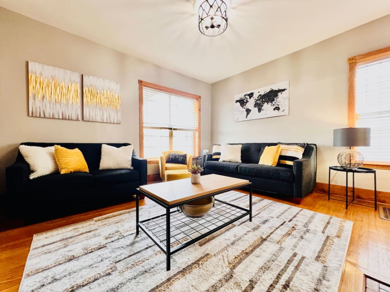Spacious living area with plenty of room to relax, entertain, and enjoy the comfort of your home away from home.