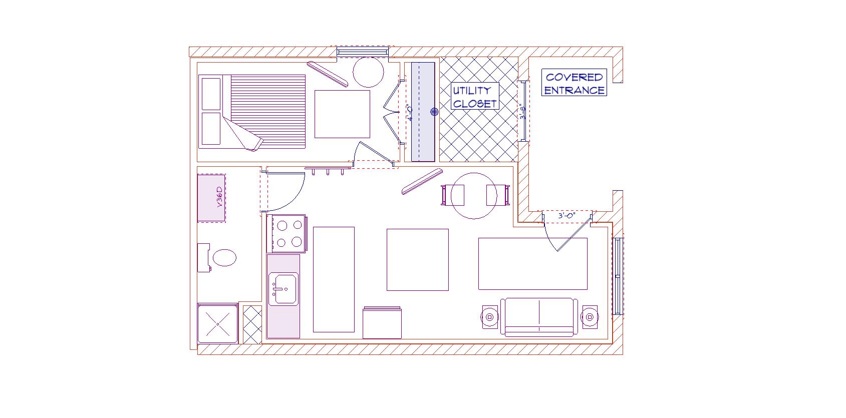 Creamery Apt 3 floor plan