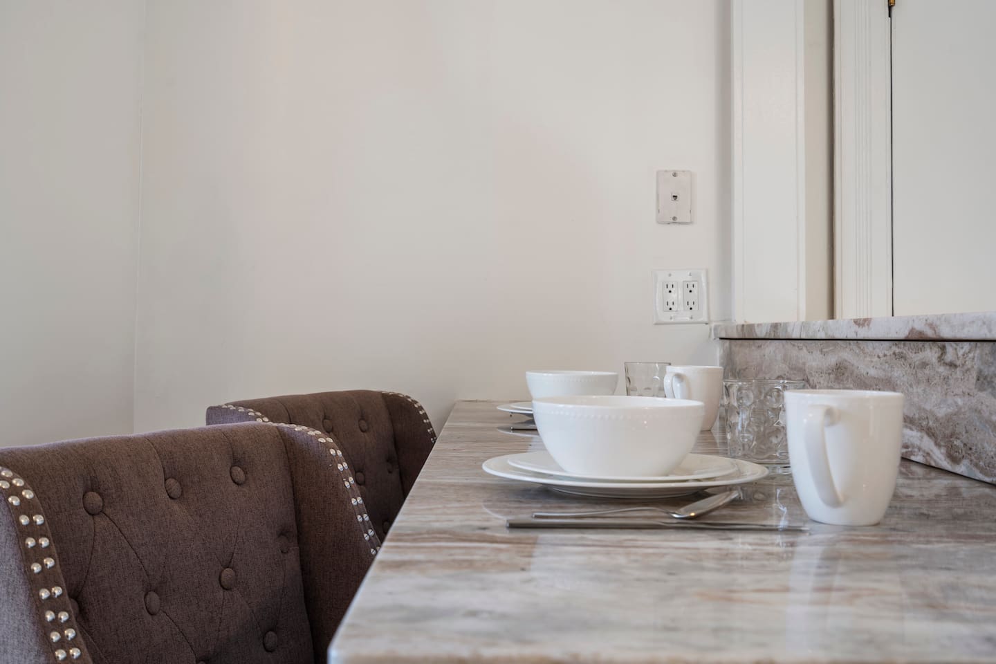 Room to sip and snack