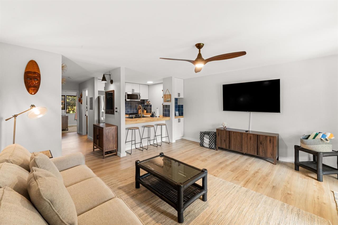 Roomy relaxation zone