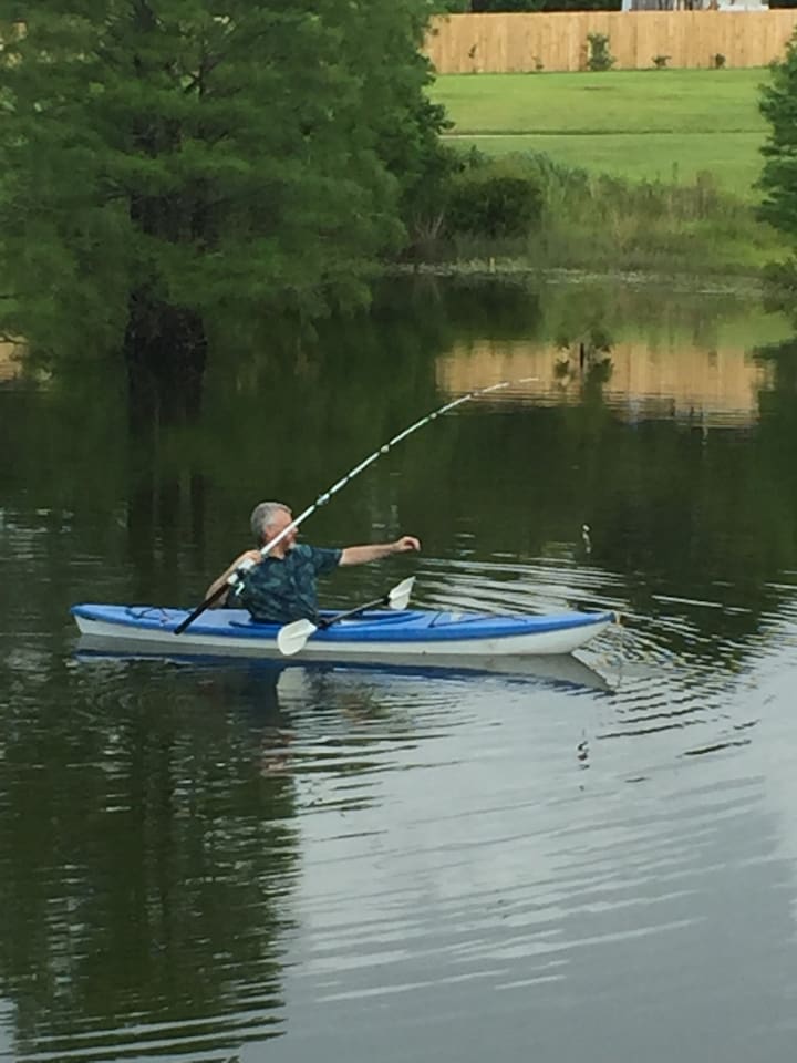 You may use our kayak.
