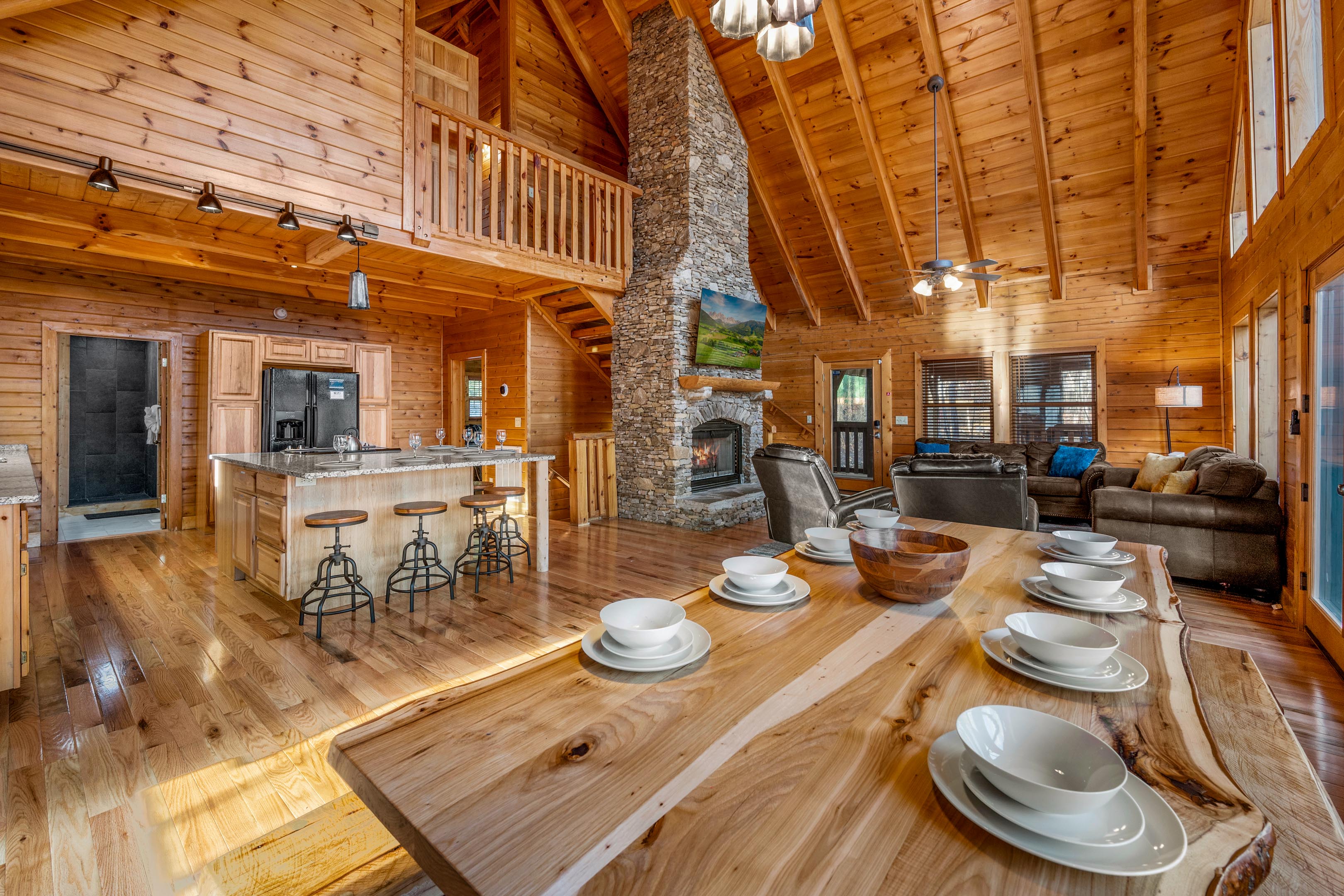 Tons of room to cook, sit, eat, and hang out