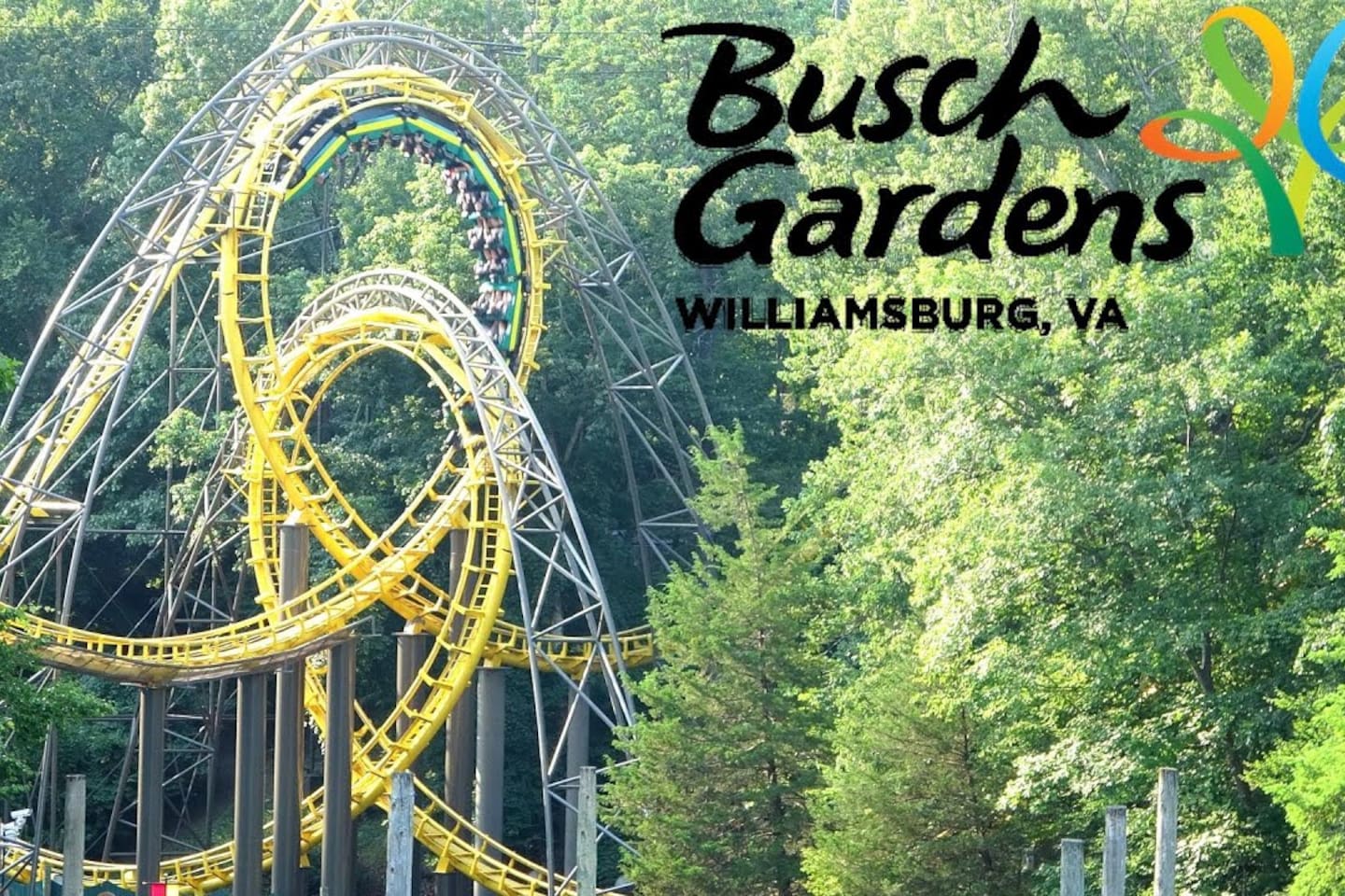 Busch Gardens Williamsburg just 20 minutes away!