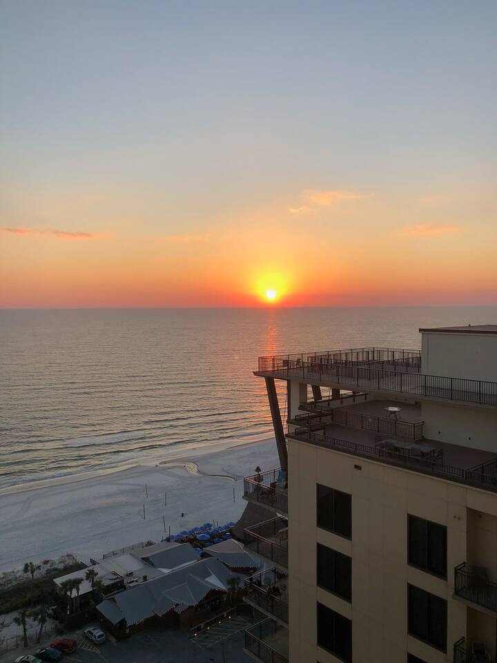 Sunset from west balcony