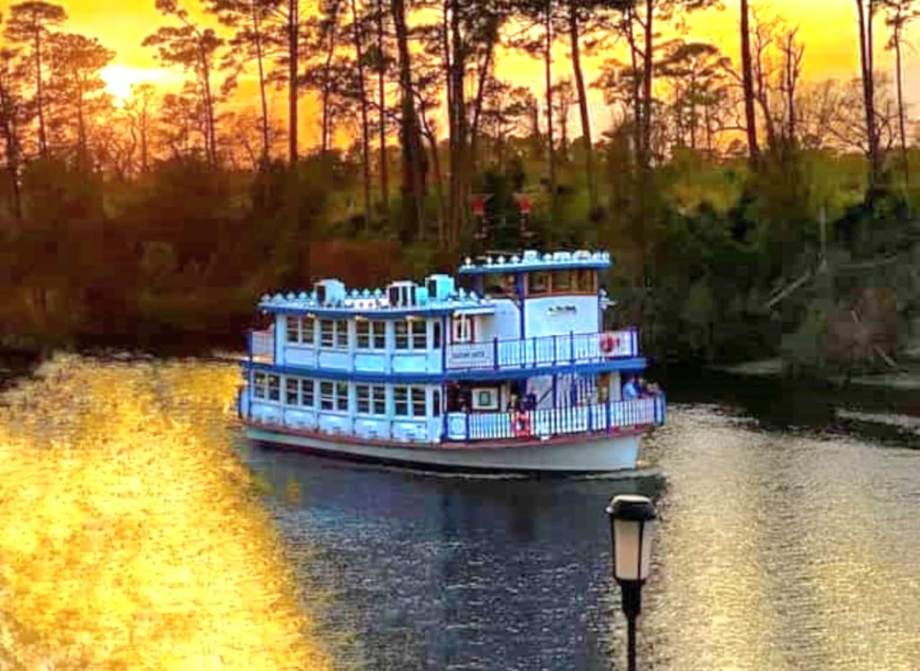 Romantic Sunset dinner cruises, lunch cruises and more at Barefoot Landing, minutes from the condo!