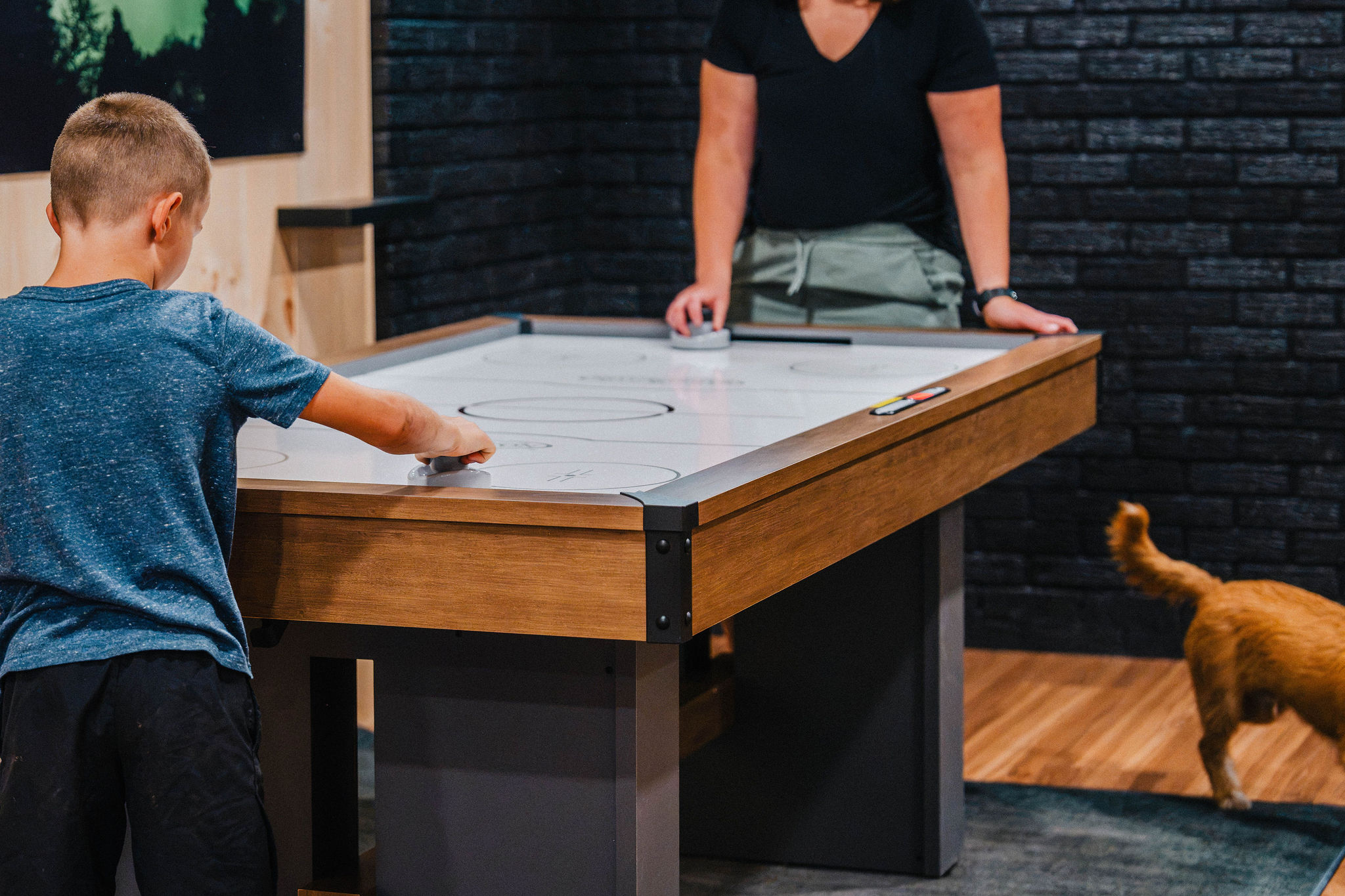 🏆 Tournament-grade air hockey. Bragging rights included.