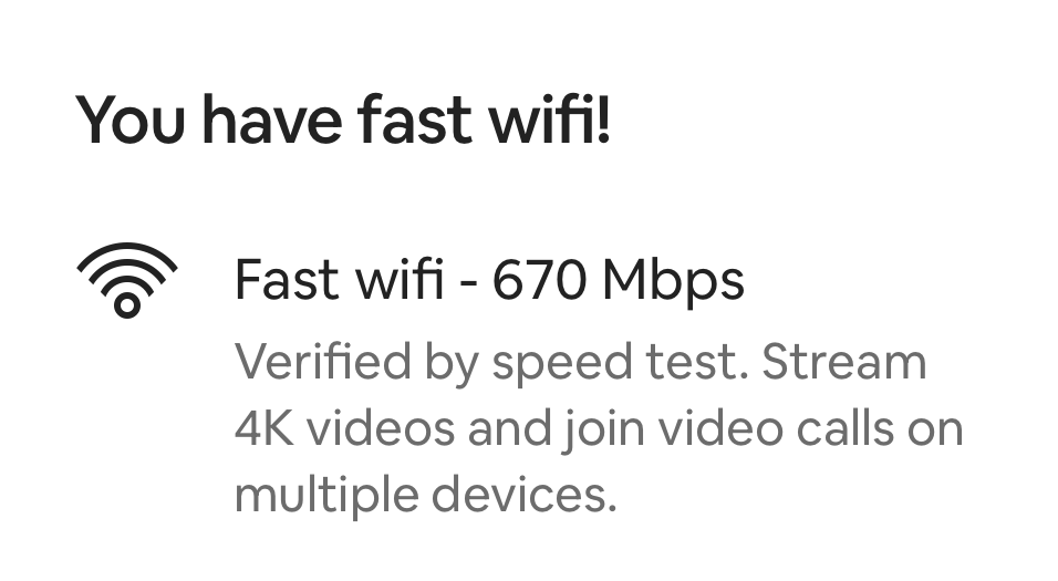 Fast WiFi - 670 Mbps!