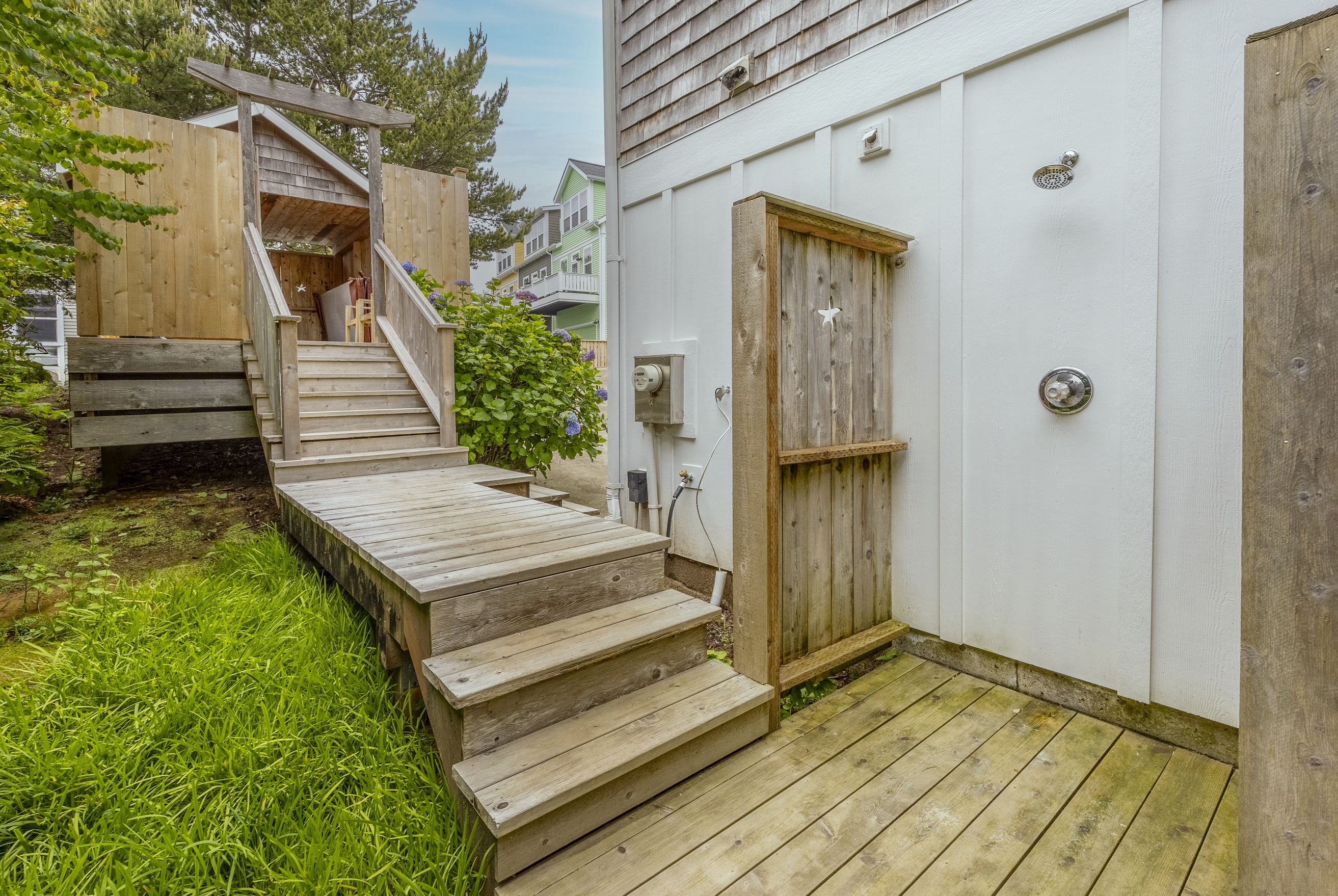 Relax in your own private hot tub room ~ the perfect spot to unwind after a day at the beach!