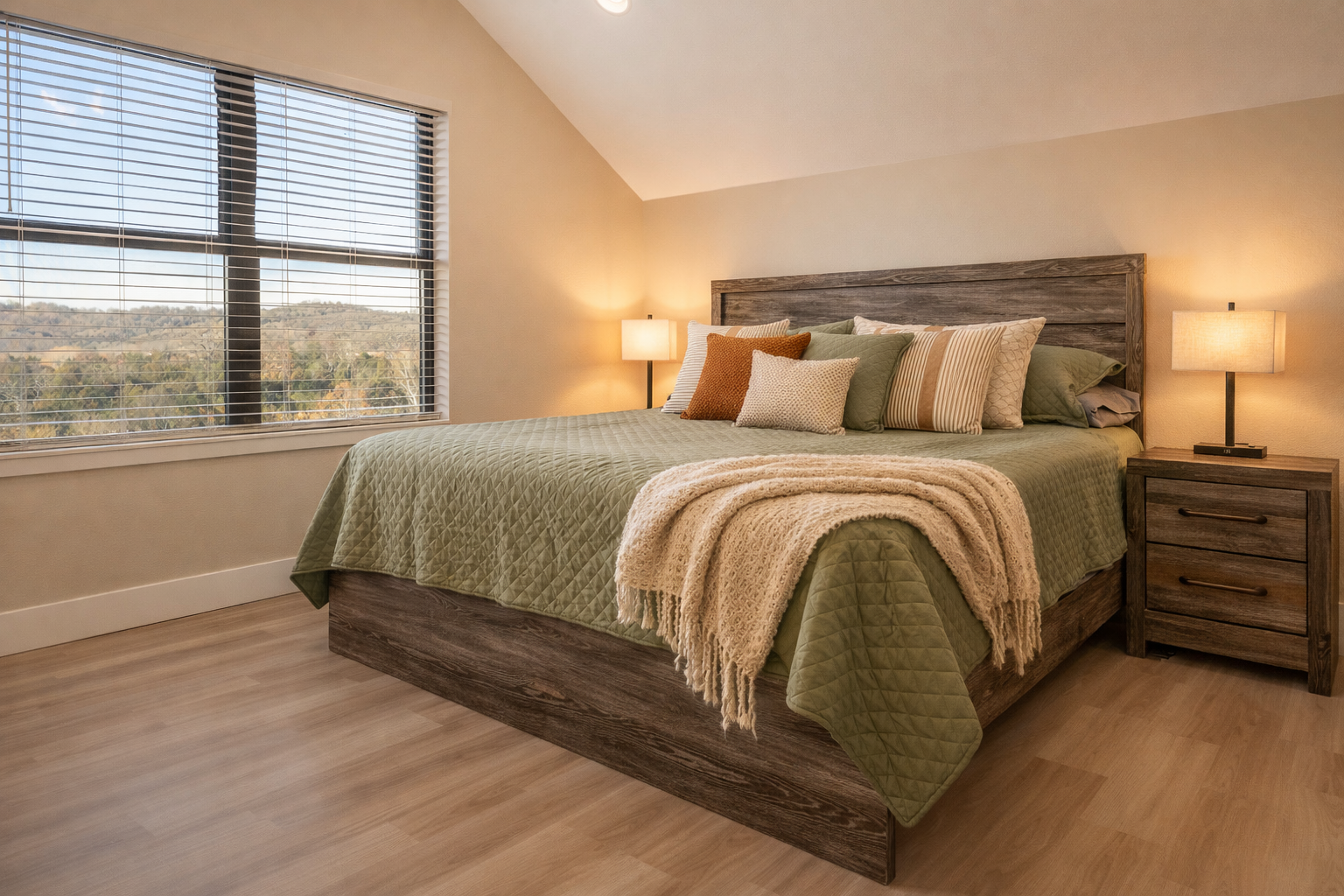 Upper level king bedroom