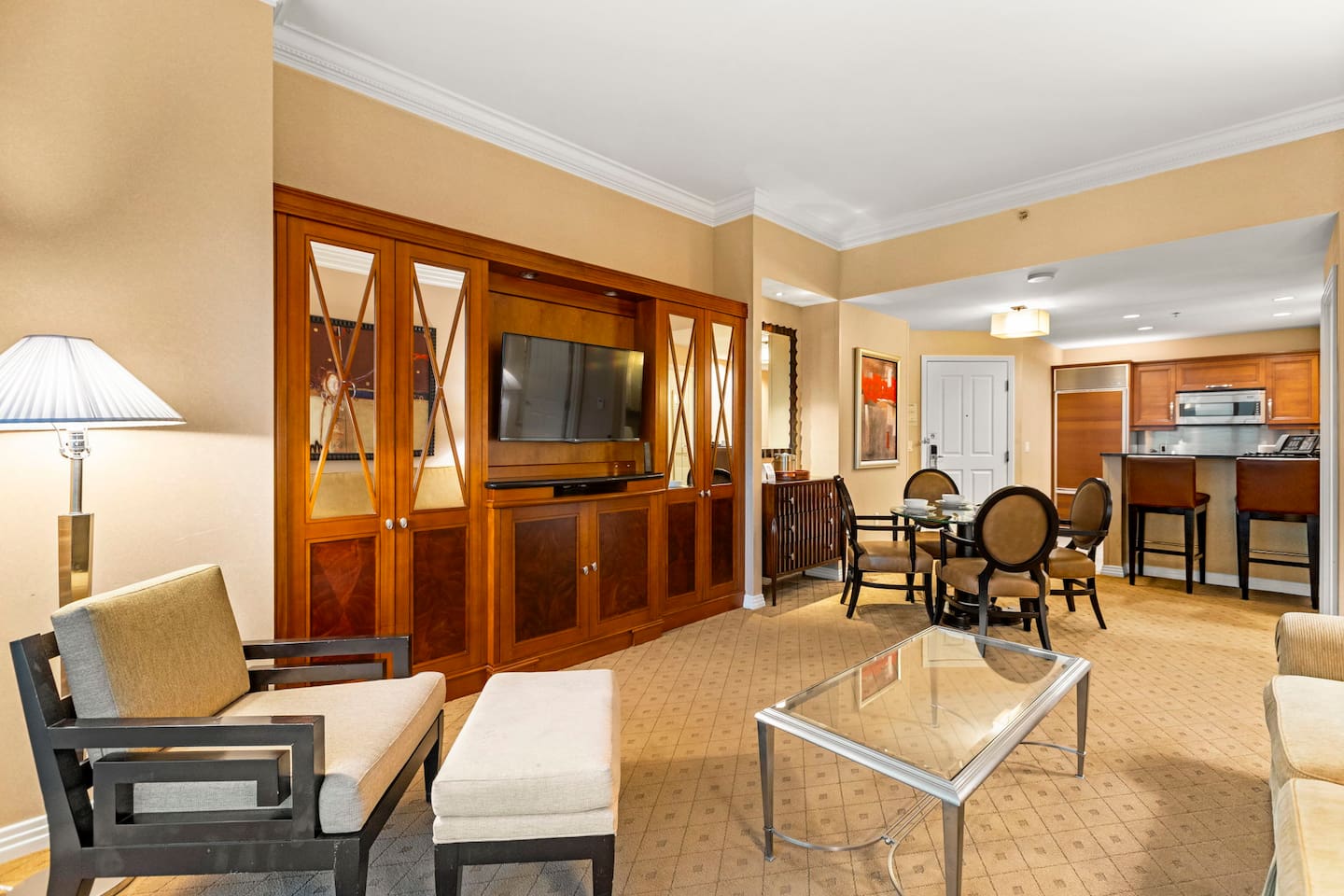 View toward the Entertainment Center