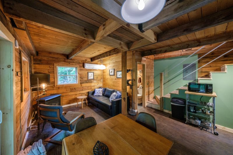 Dining room and living room 