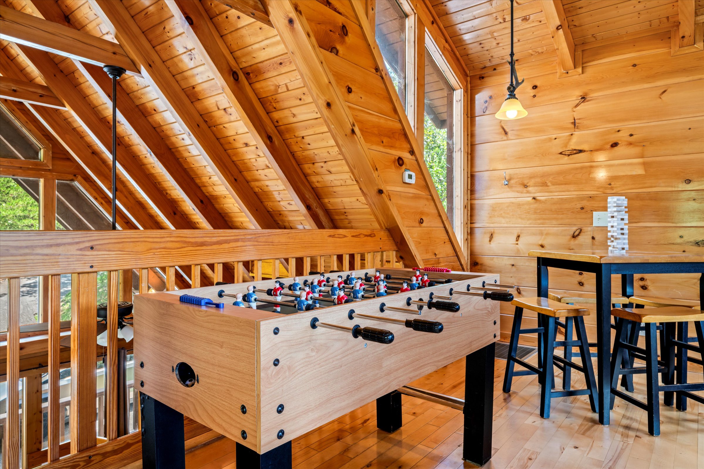 Challenge friends or family—pool, foosball, and arcade games await!