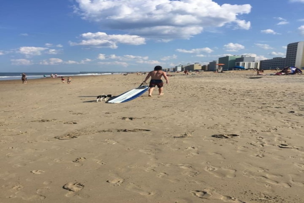 The beach - only 4 blocks away.