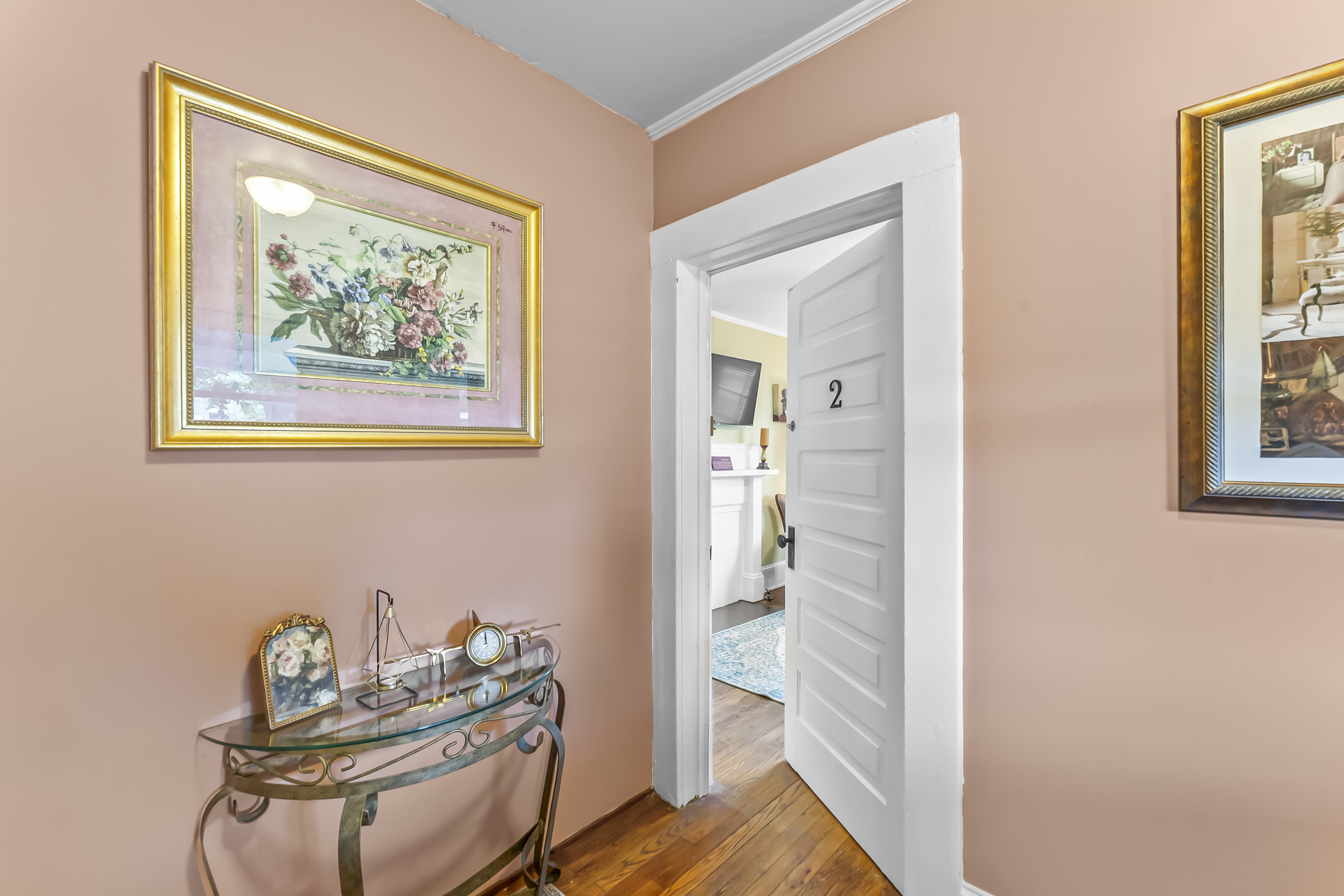 Foyer leading from front porch