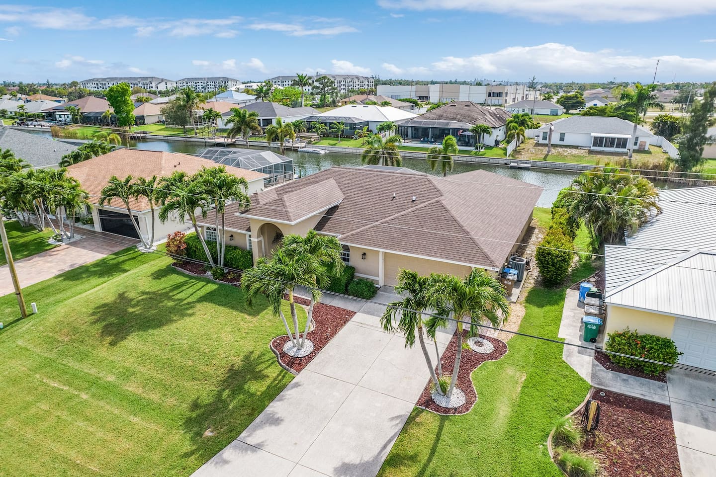 Aerial view showcasing the full beauty of the home and surroundings!