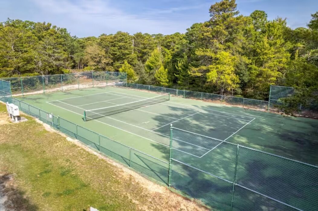 Enjoy a fun game of tennis at the courts situated directly behind our unit.