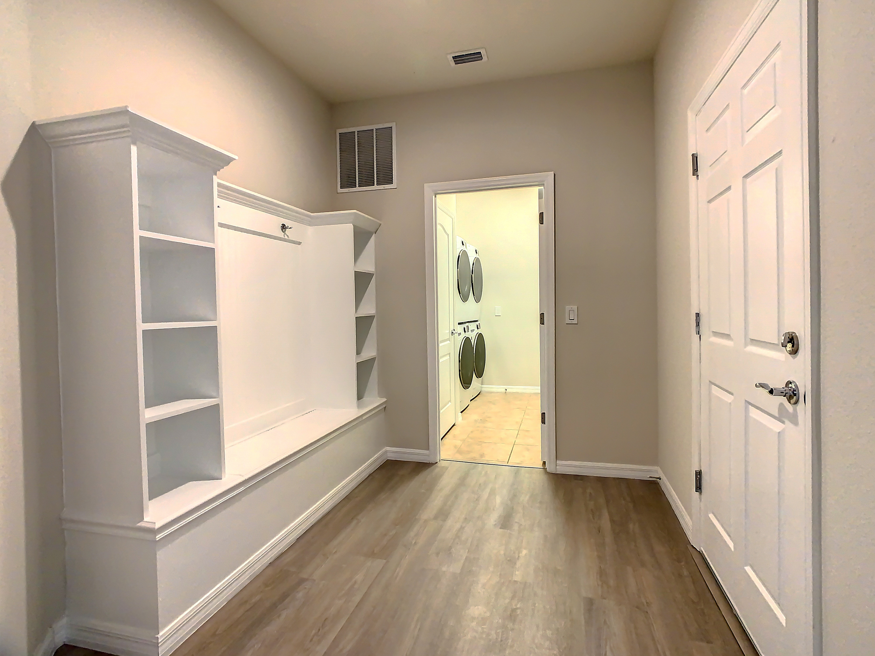Laundry Area-Double Washers And Dryers