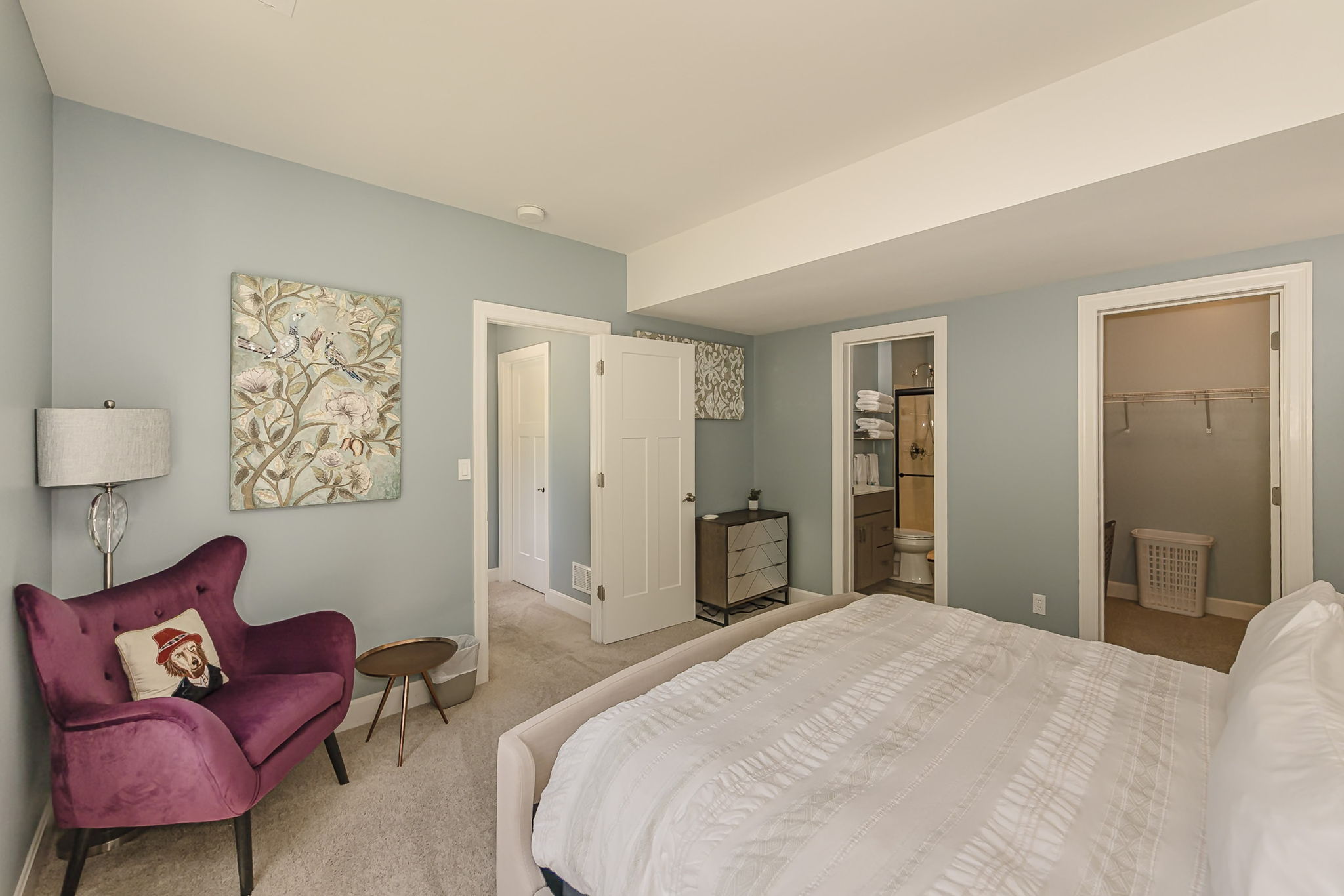 Bedroom 3 has an attached bathroom and a walk-in closet.