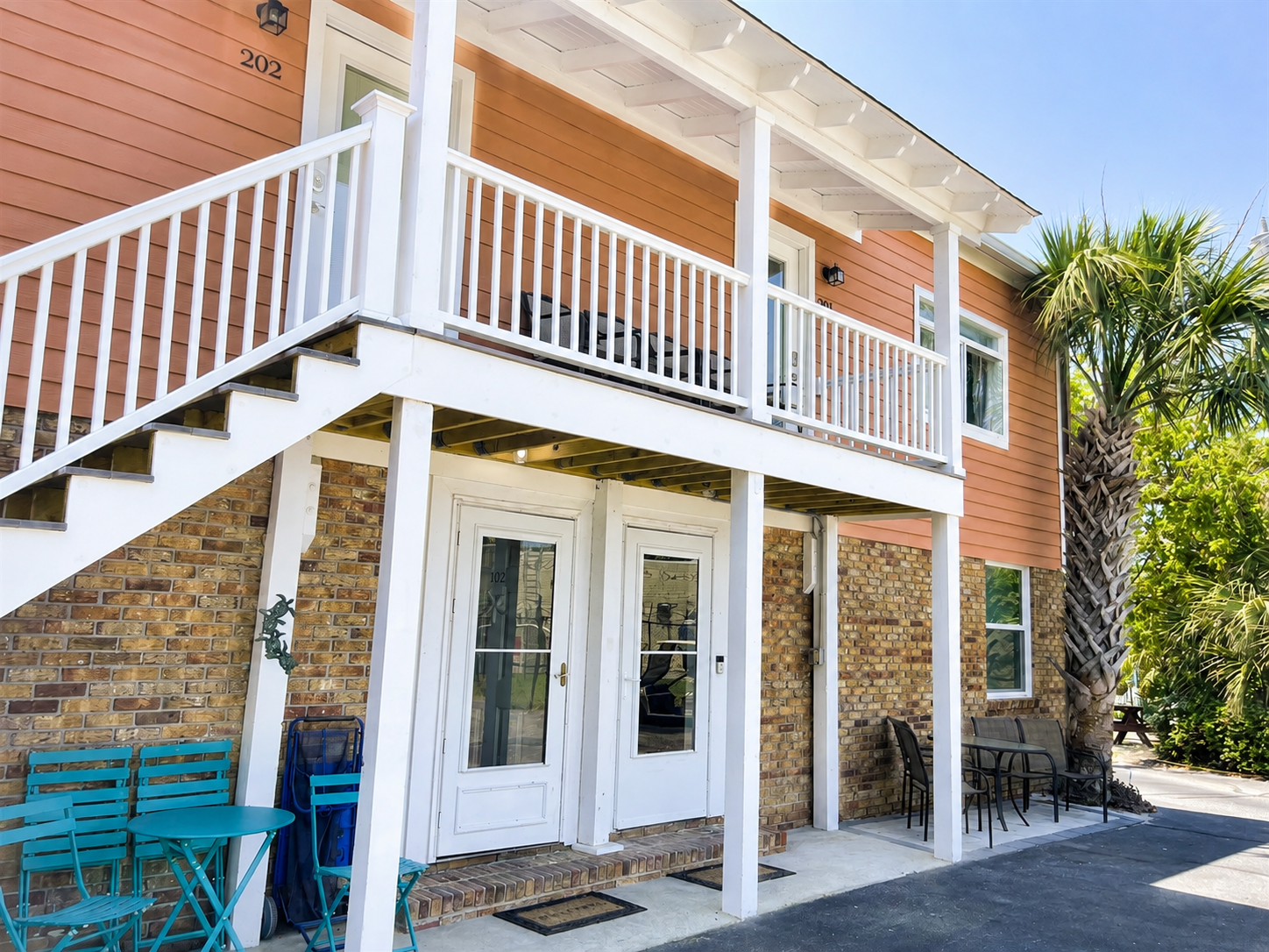 #101 on the right, ground floor