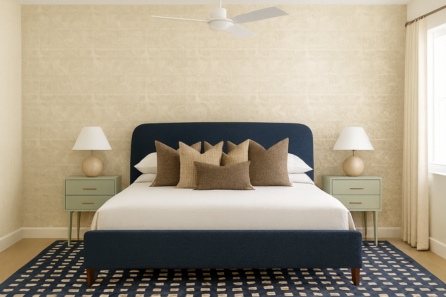 Calm, comfortable guest rooms designed to feel restful after full days by the sea.