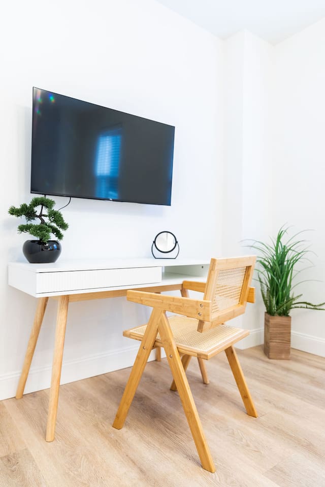 Dedicated working space. 