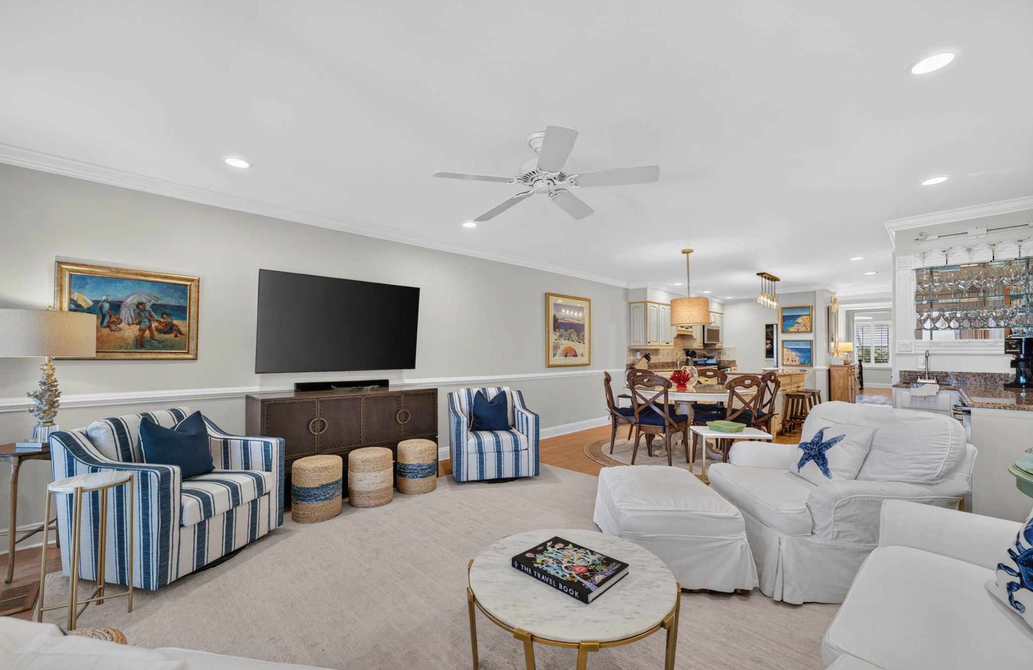 Living Room | Oceans 22 | 22 Beach Club Villas, Wild Dunes | IOP Escapes