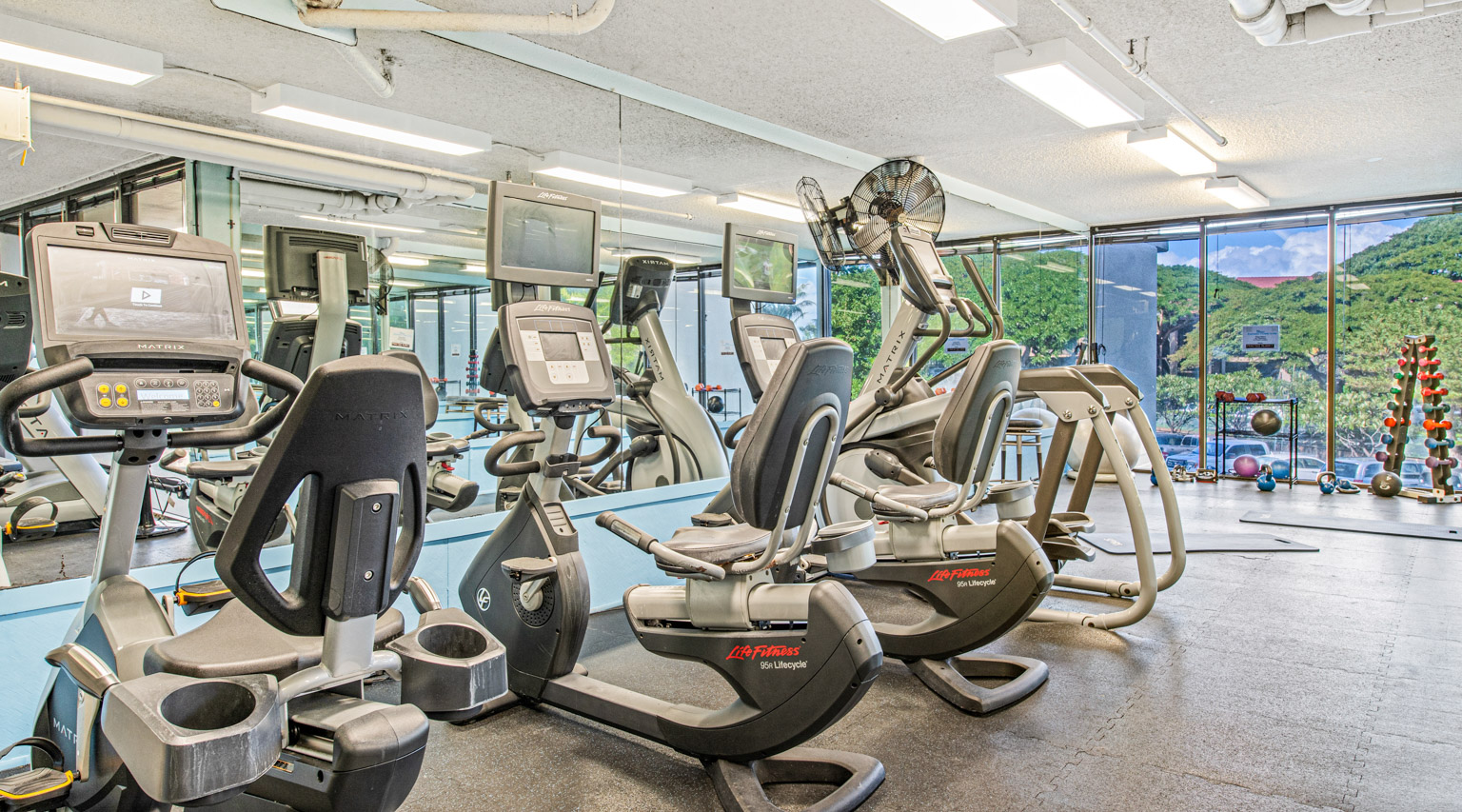 Cardio fitness area