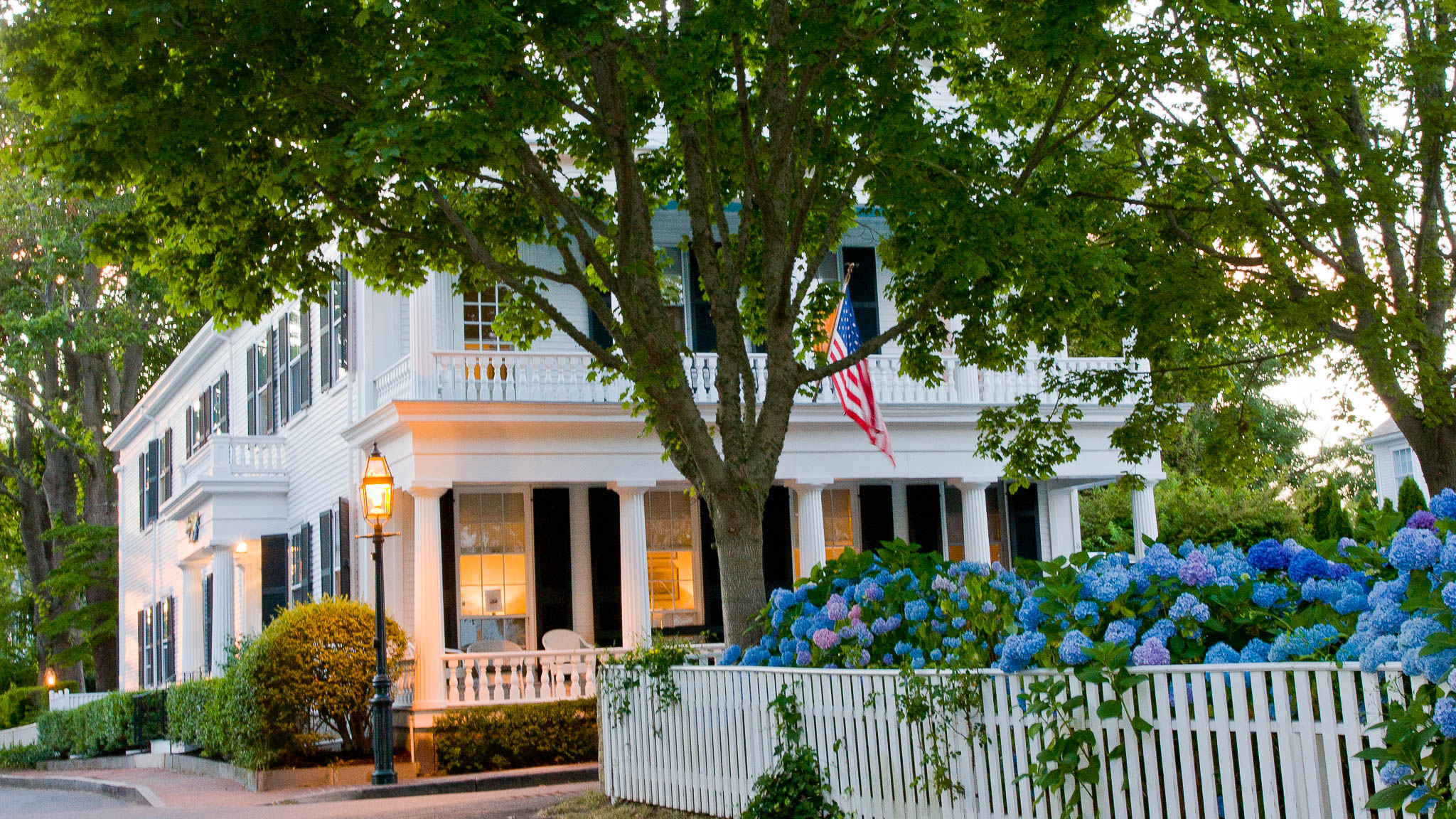 Evening at the Captain Morse House