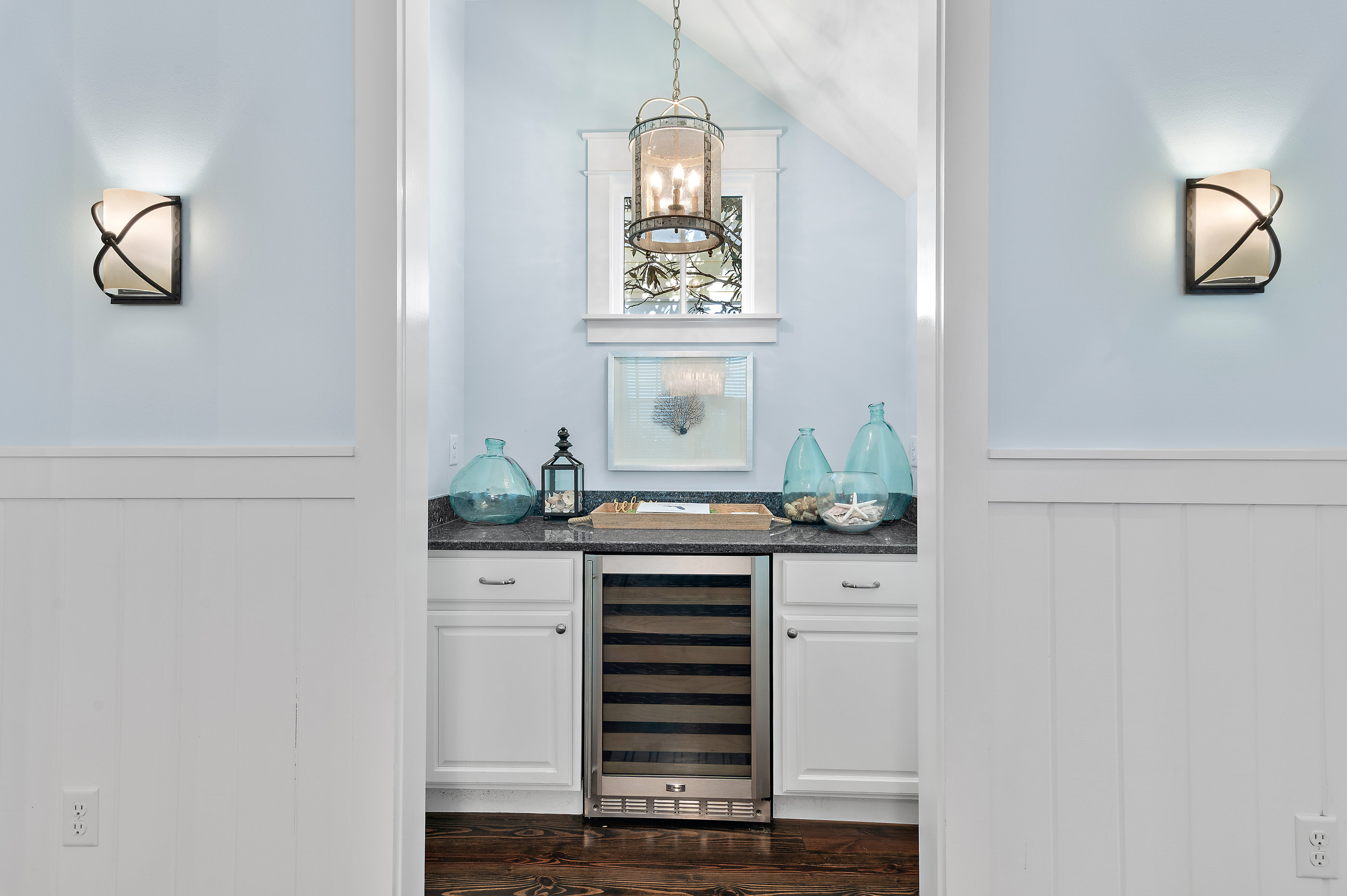 Mini Wine Fridge with Counter Space