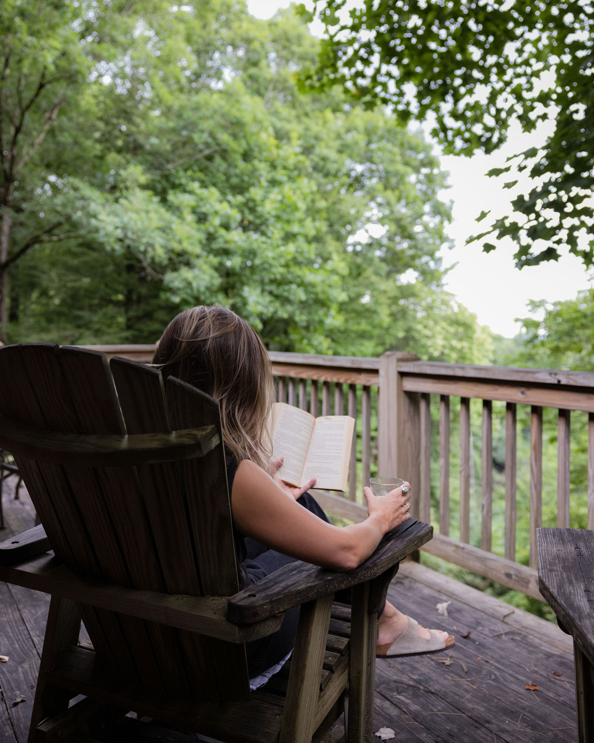 A good book, fresh mountain air, and nowhere else to be.