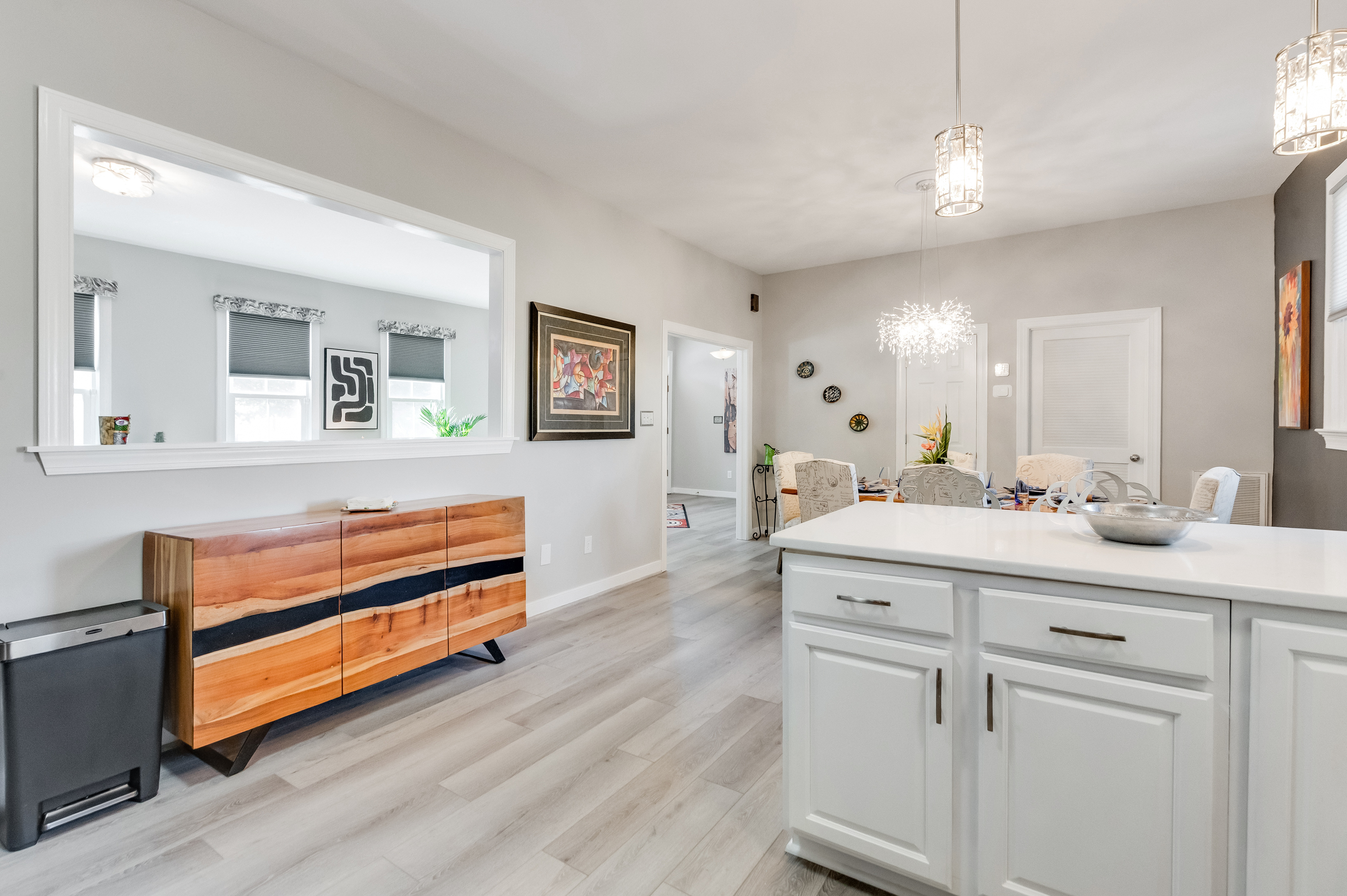 Dining & Kitchen Area: Modern elegance meets vibrant decor for memorable meals and gatherings!