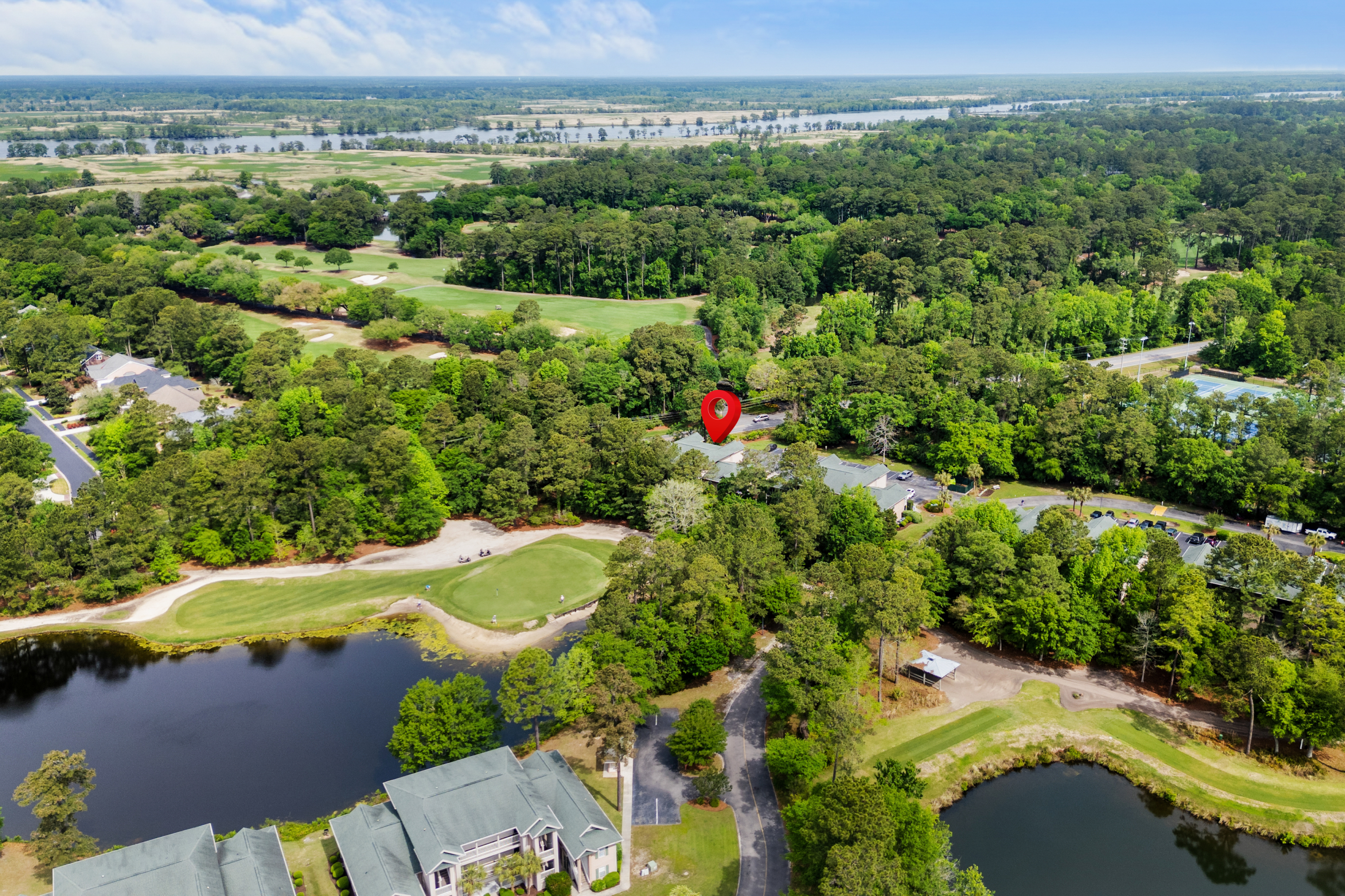 Located inside True Blue Golfing community