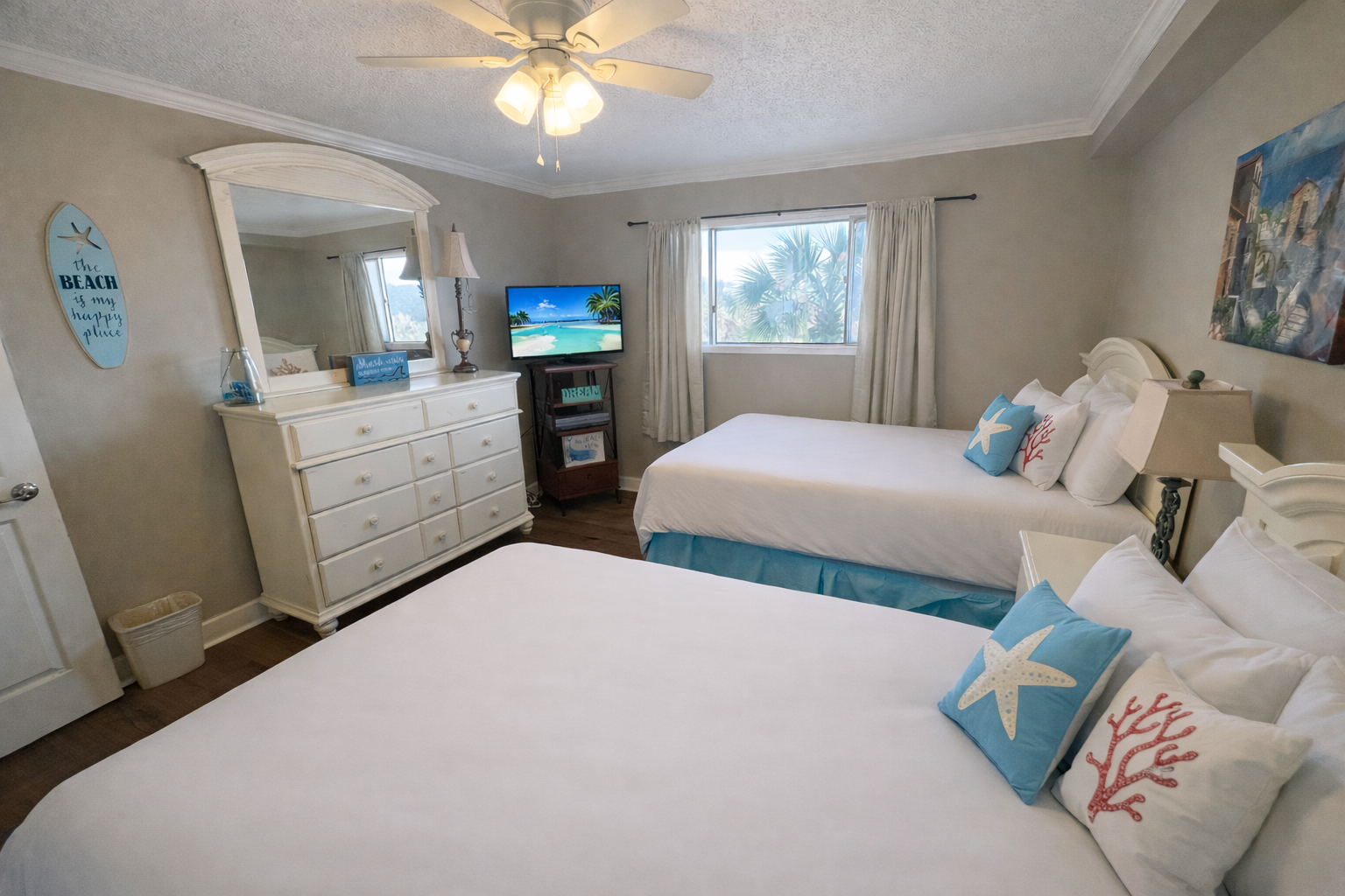 Bedroom #2 with TV
