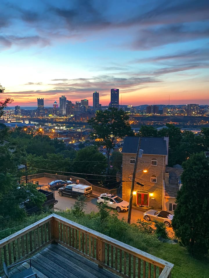 Sunsets are absolutely incredible from our deck!